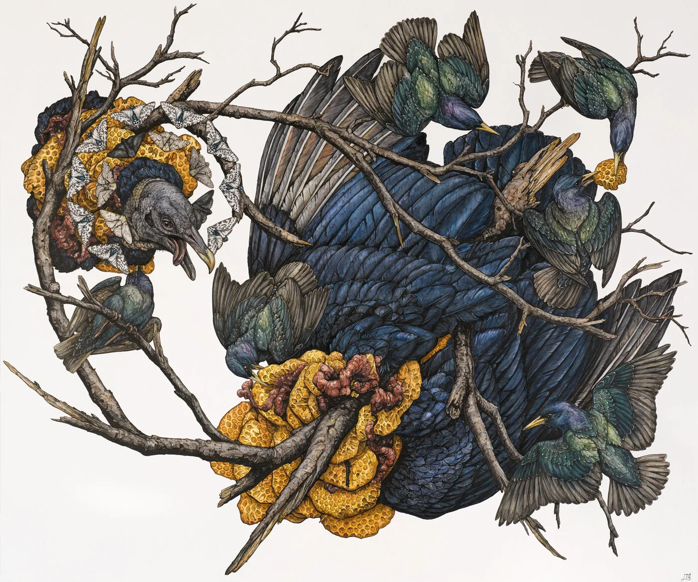 Lauren-Marx_Honey_Pen-watercolor-ink-gel-pen-gouache-and-colored-pencil-on-mixed-media-paper_31-x-37.25.jpg