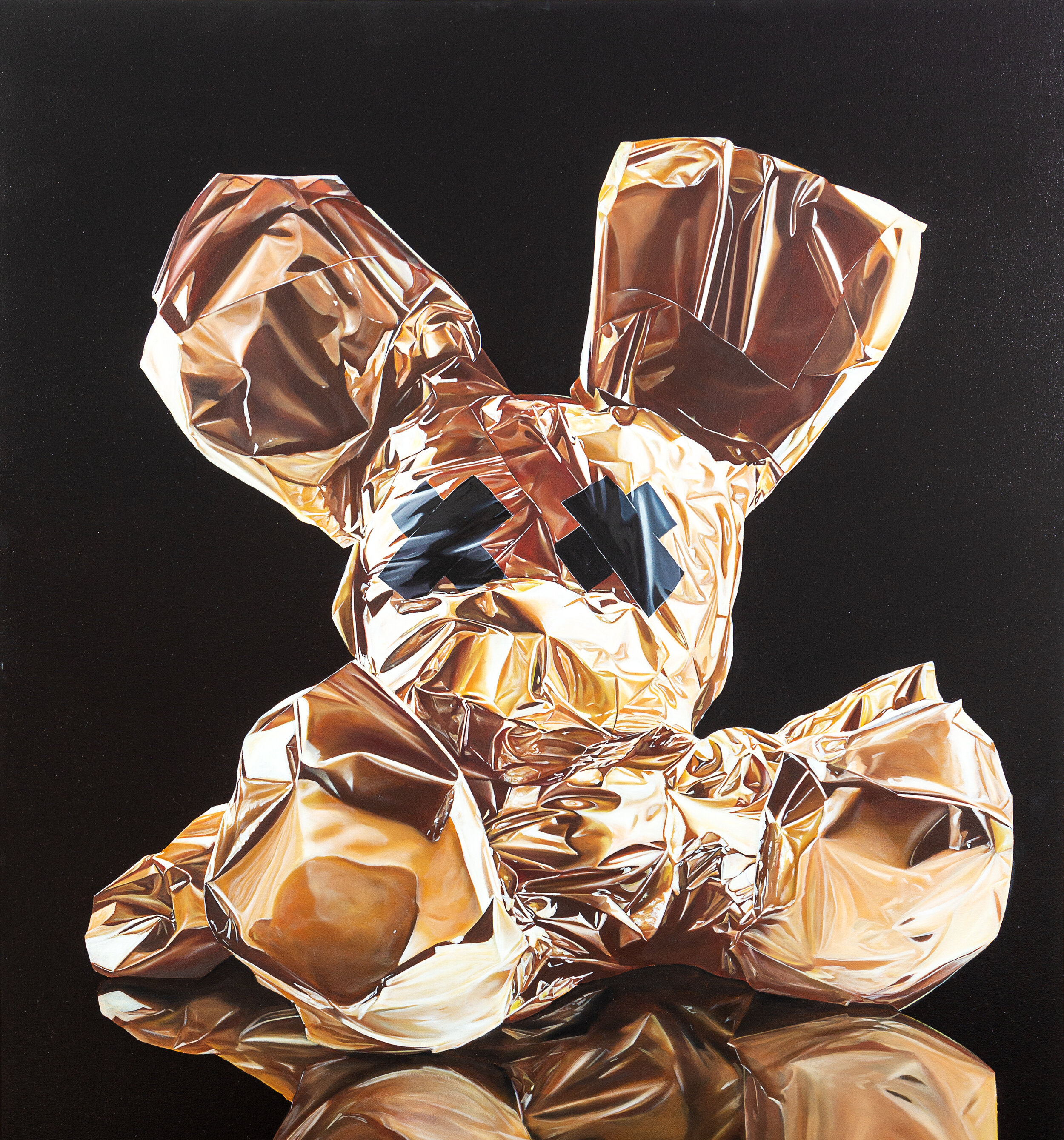 Golden mouse/oil/120x140 cm