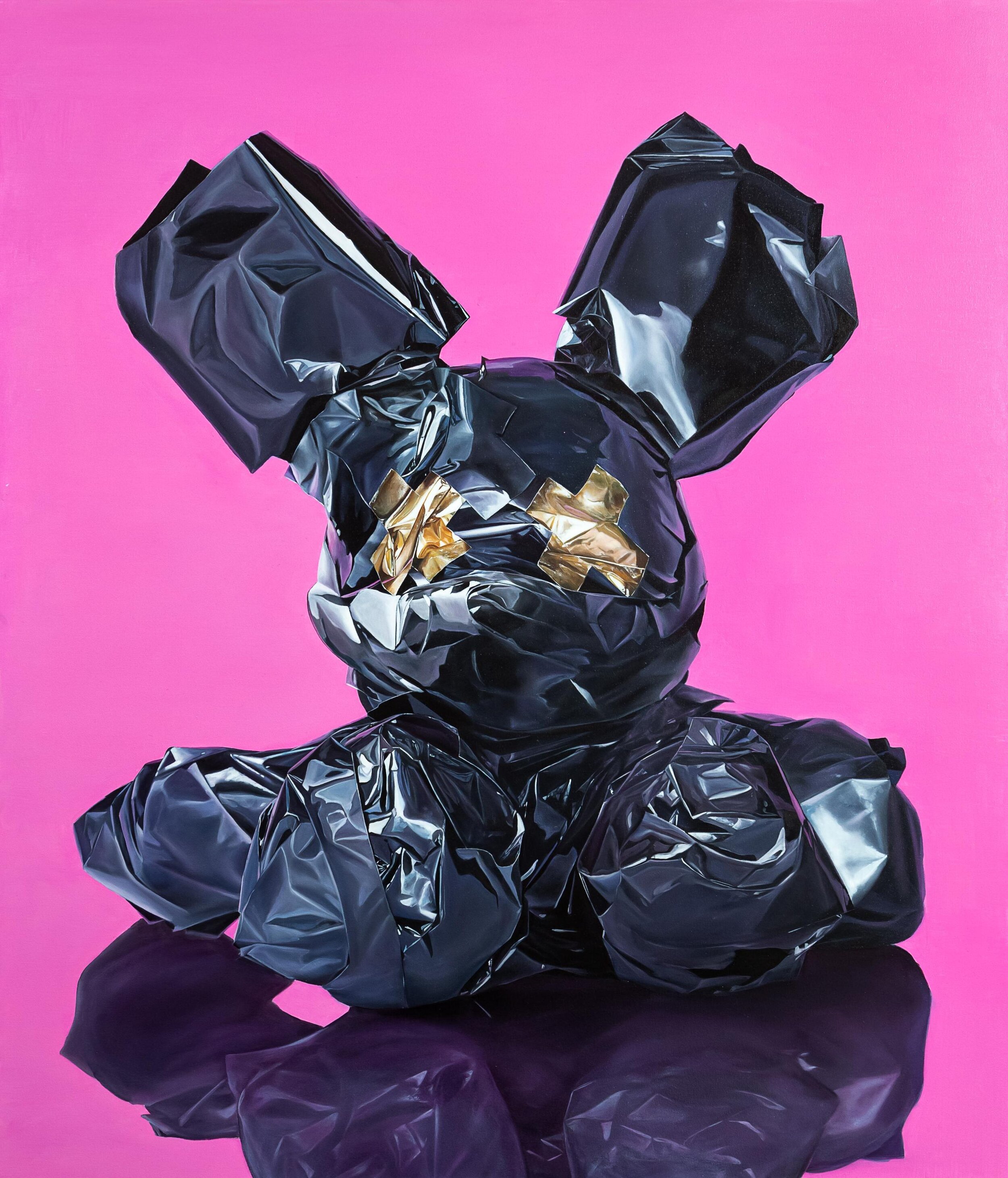 Black mouse/oil/120x140 cm