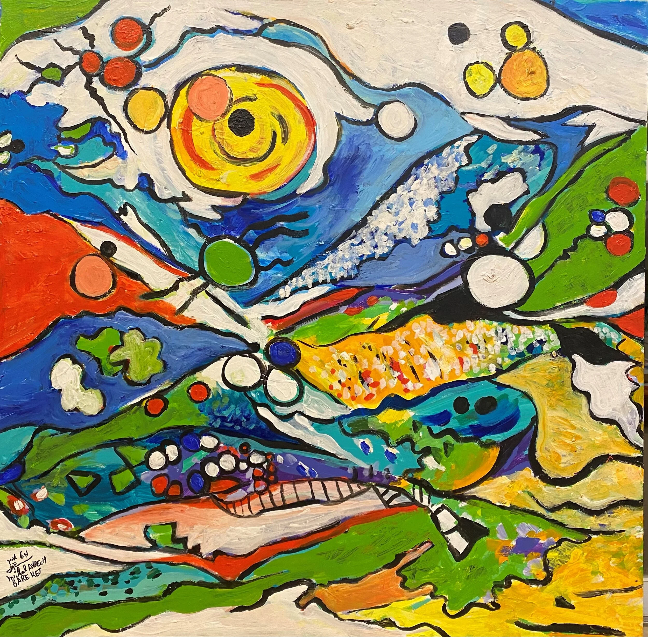 Imagination / Acrylic on canvas / 100cm X 100cm