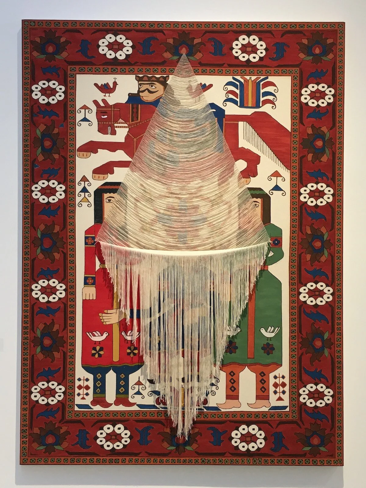 The prince and his Abigails/ Acrylic on Canvas/66x48 inches