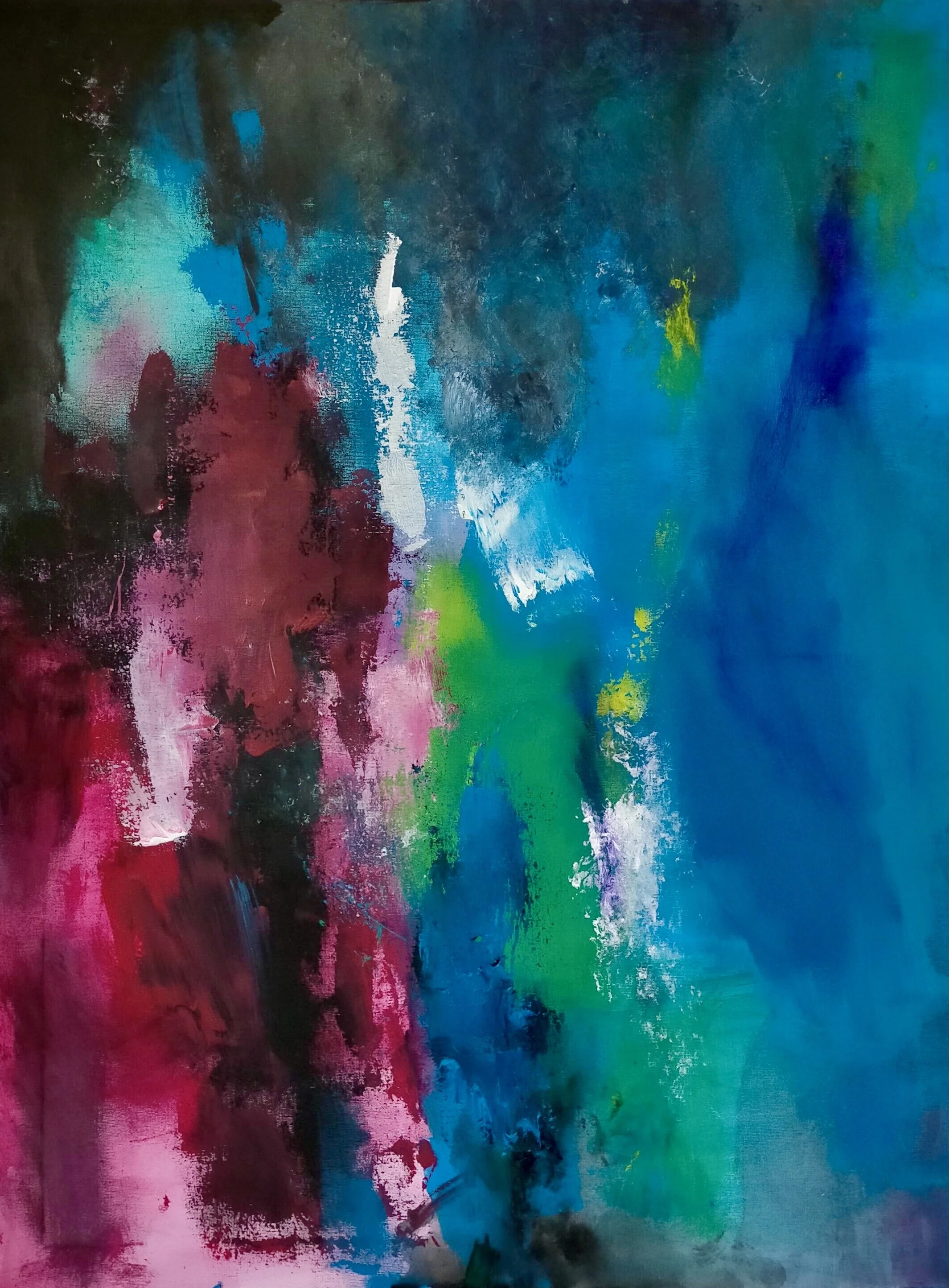 26/Acrylic and chalk on canvas/60 x 80 cm