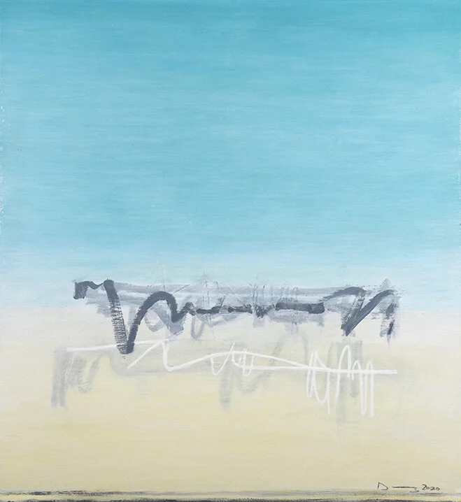 Invocation / Mixed Media on Wood / 120 x 110 cm