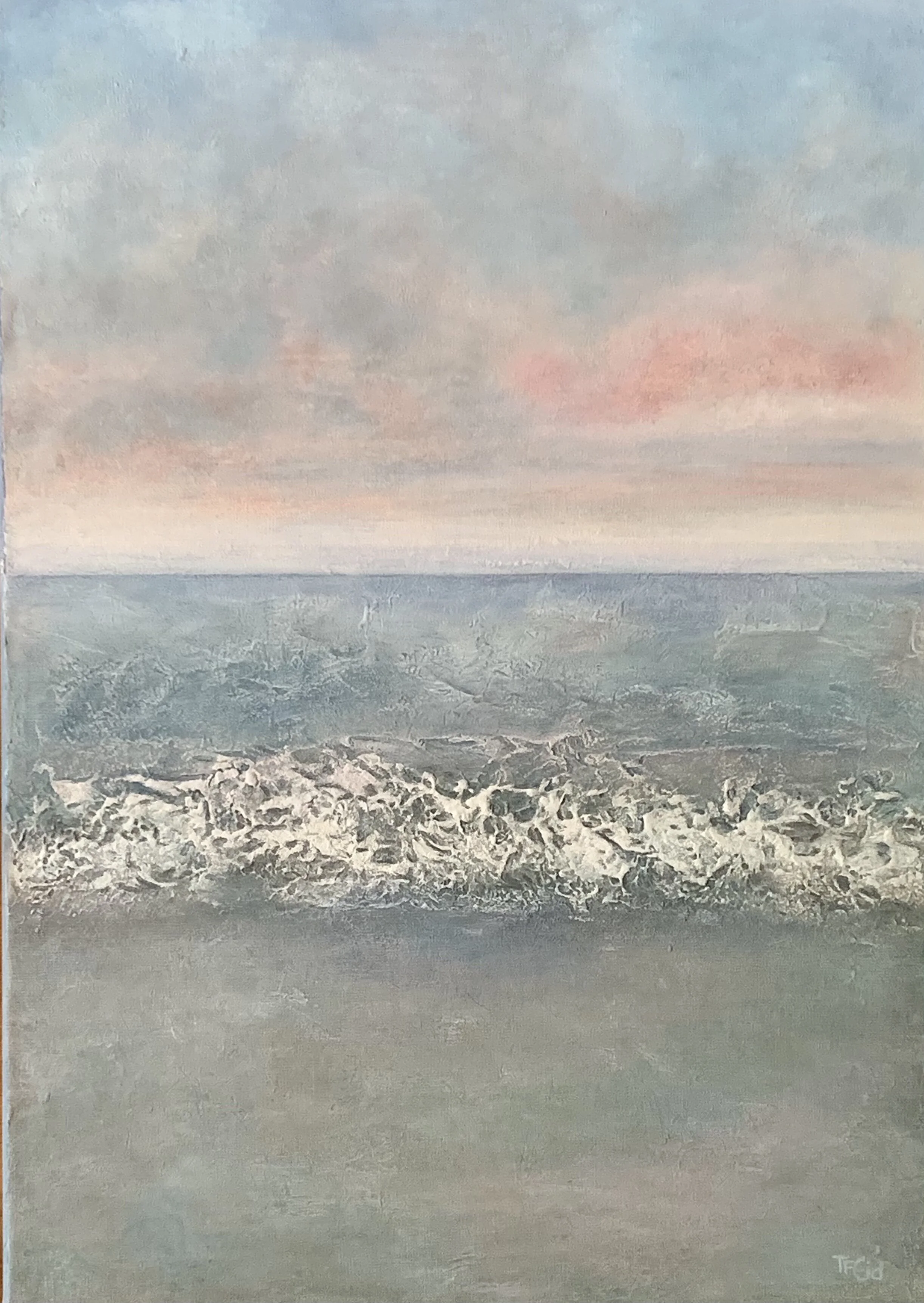 « Seabreeze» 50x70 cm, Acrylic, mixed media