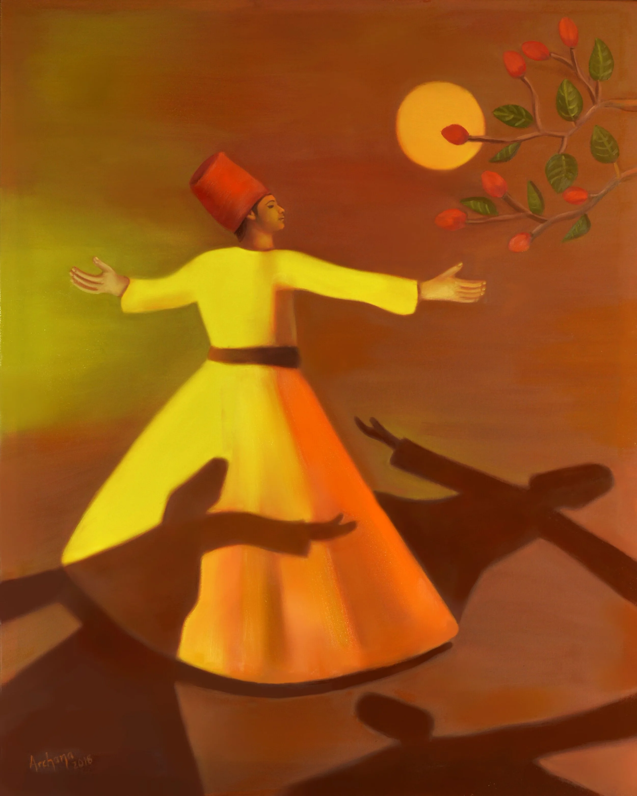 Rumi/oil on canvas/36”X30”