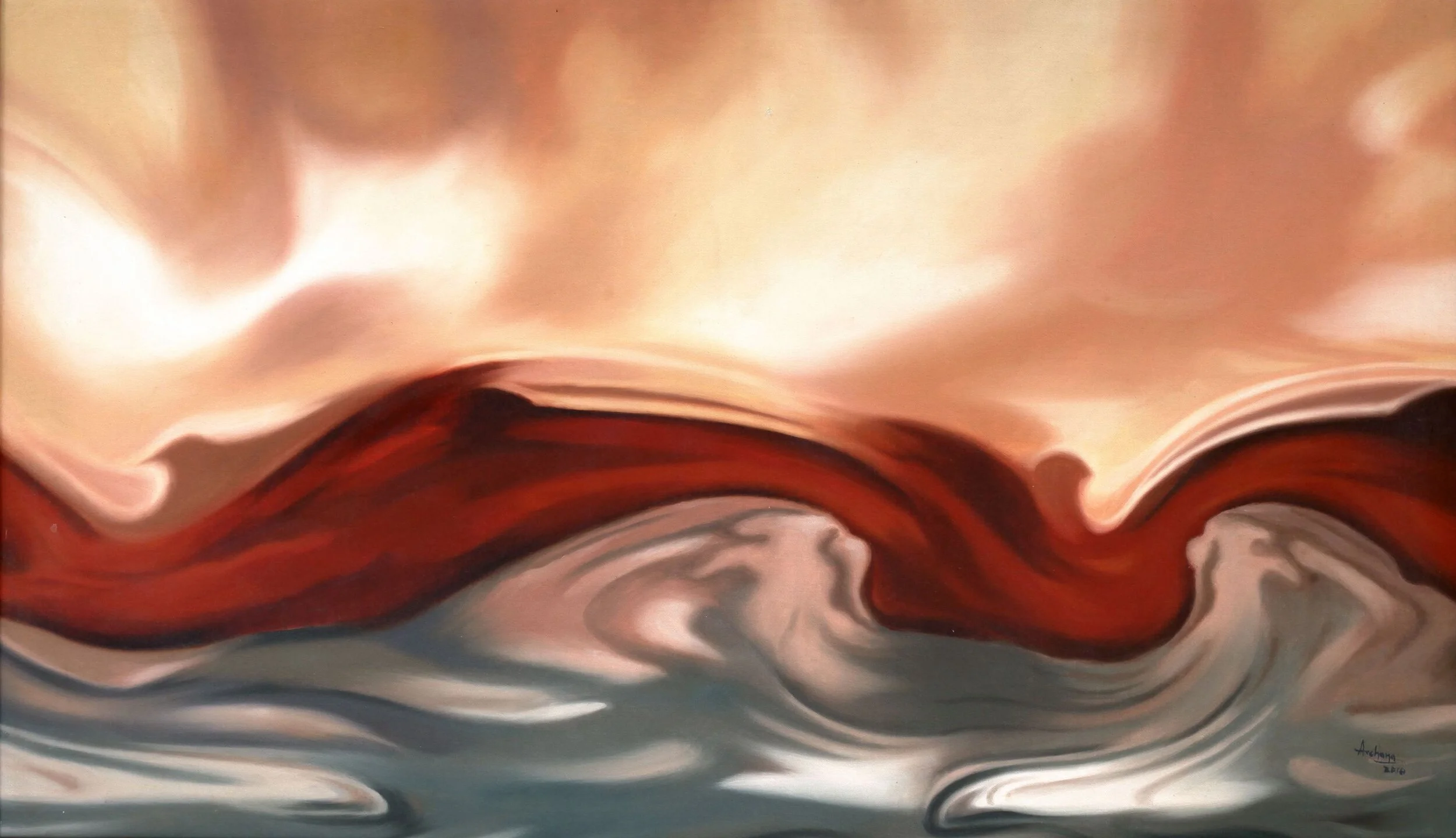 The Five Elements/oil on canvas/46”X42”