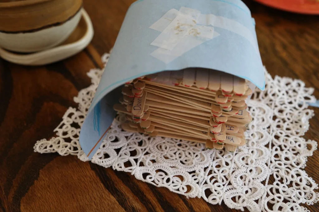 popsicle stick house