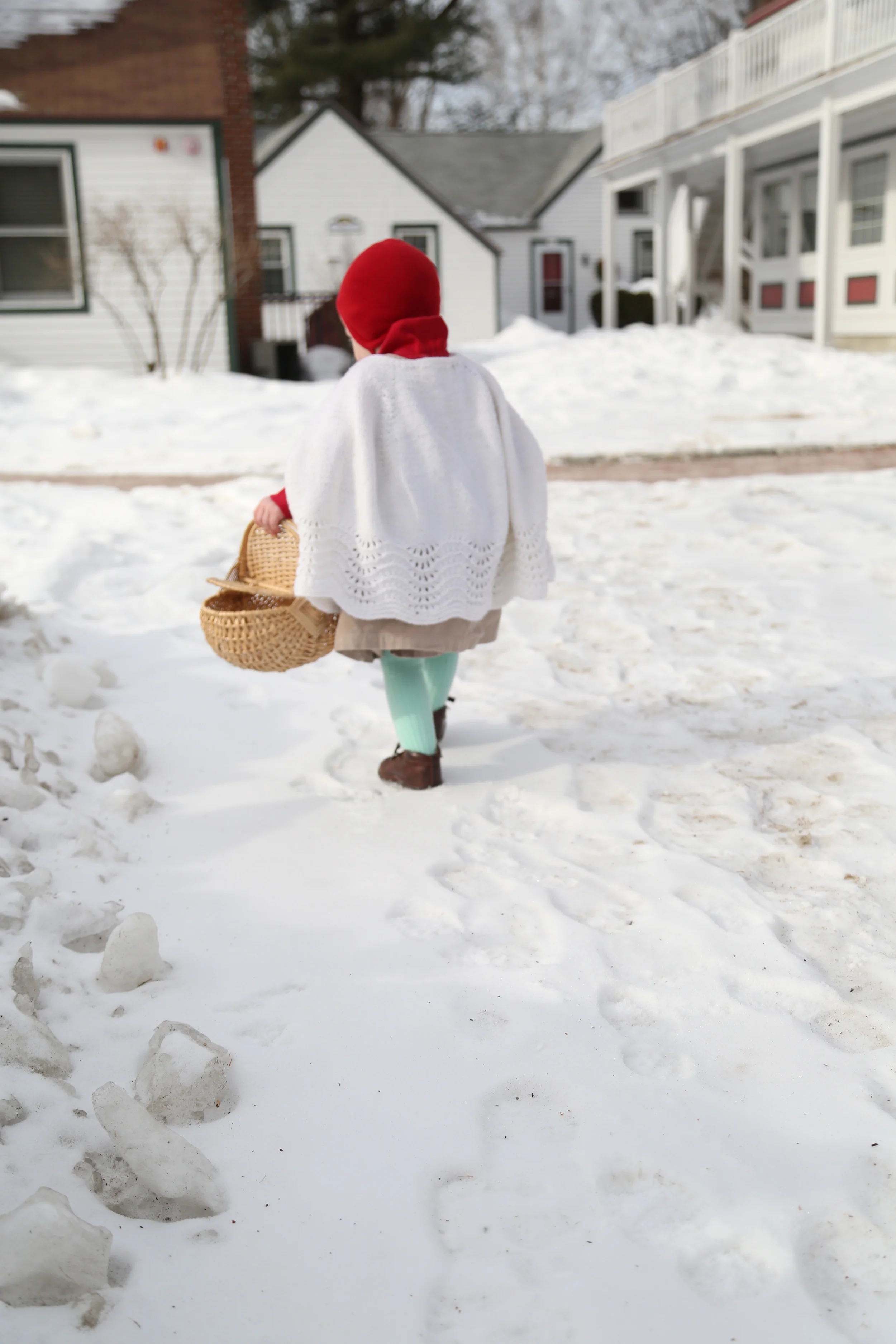 She's probably leaving me in search of chocolate. Or grandma.