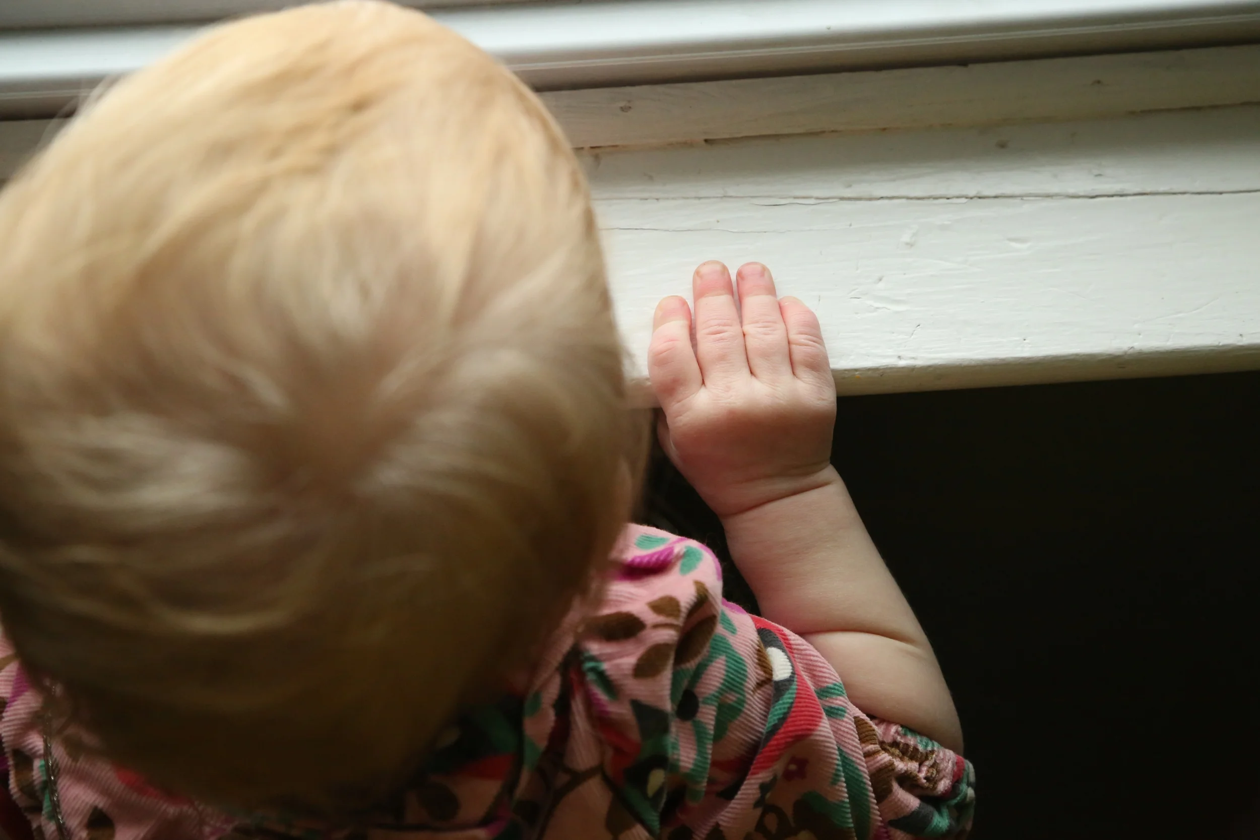I love photographing her baby rolls before they're totally gone.