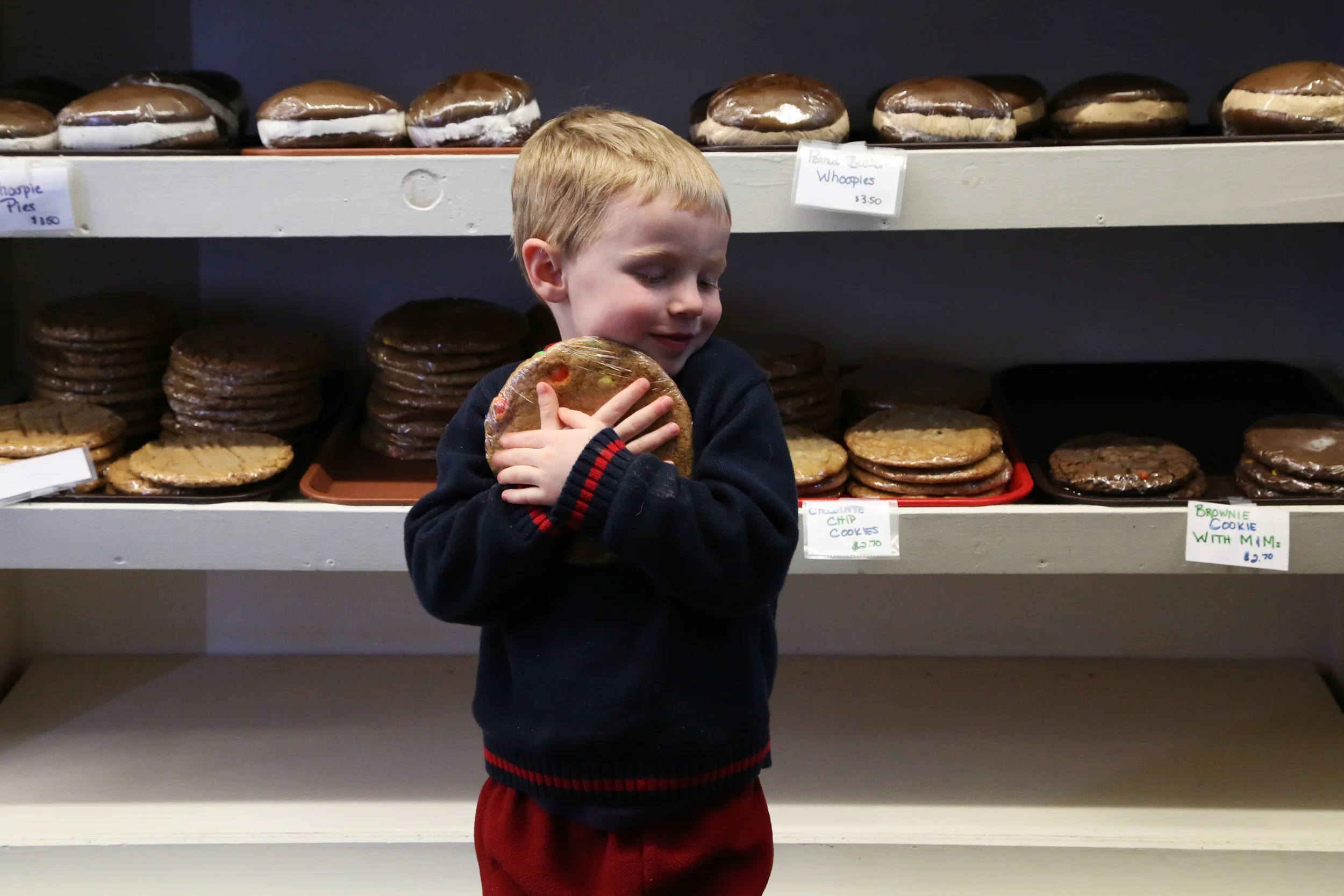 There's a special bond between a boy and his cookie.