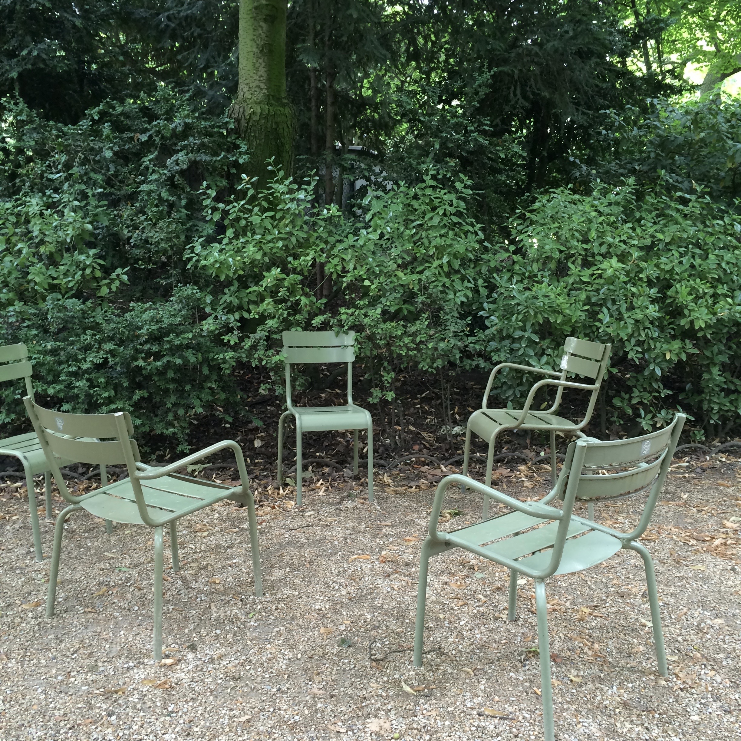 Green Chairs in the Luxembourg Gardens (Copy)