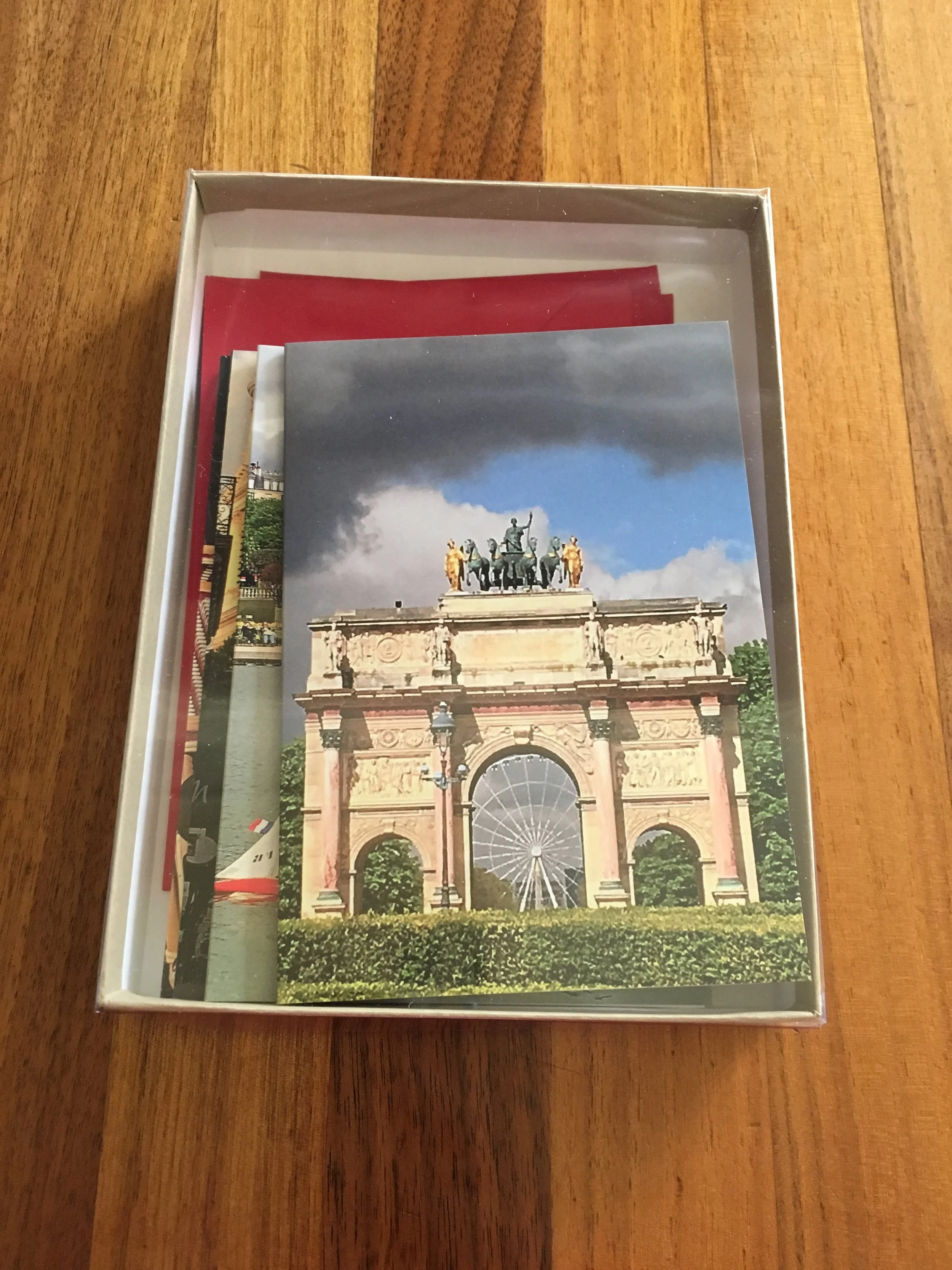 $30.00 Boxed set of 5 cards: Paris Collection