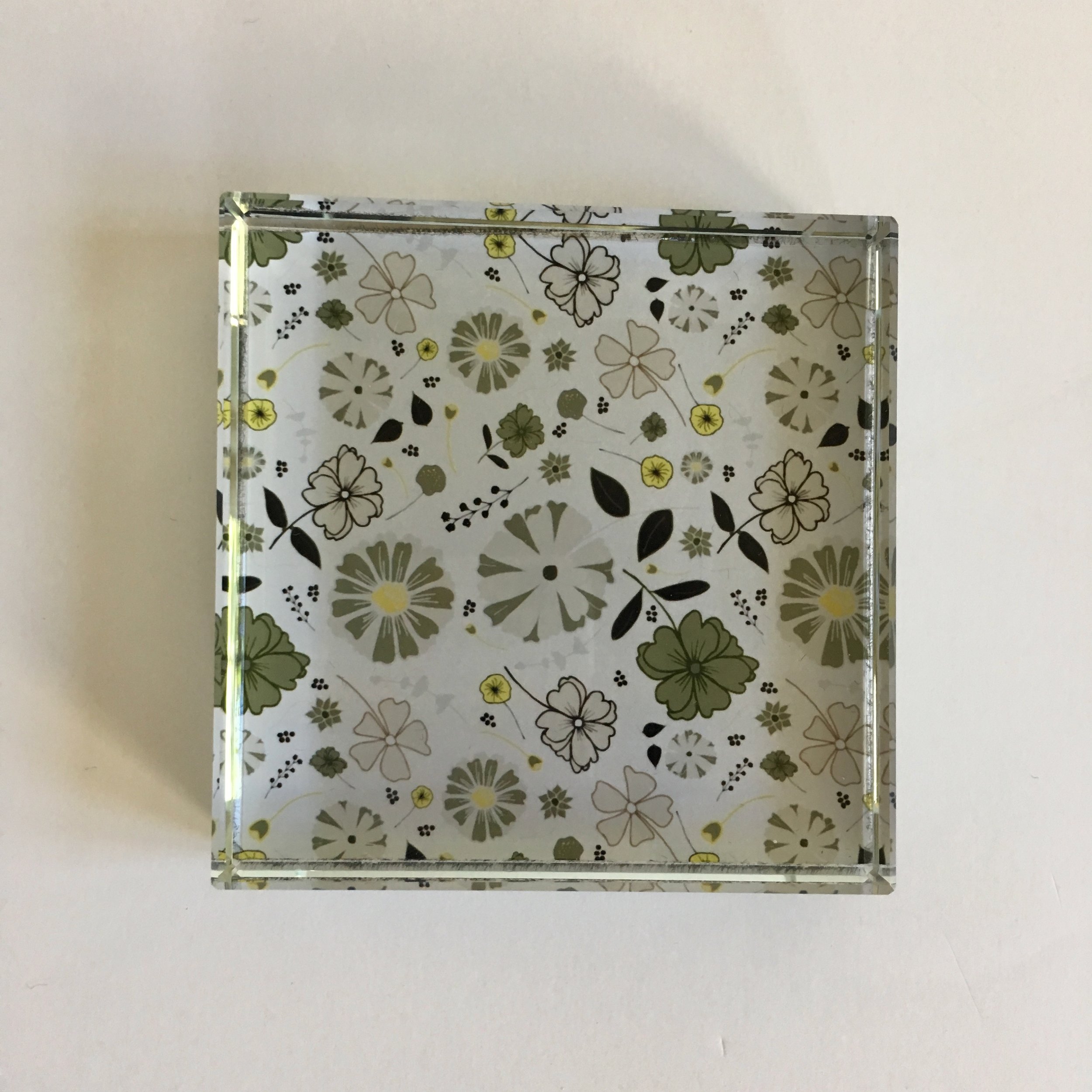 Square paperweight