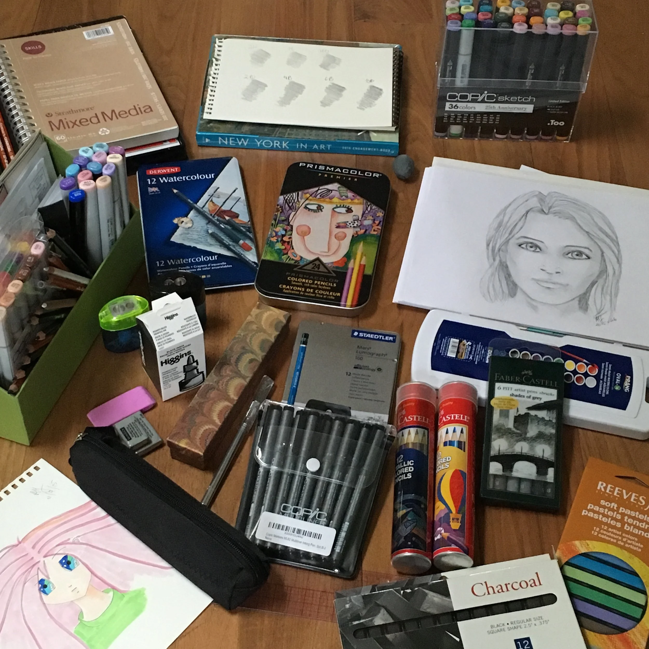 My art supplies mess.