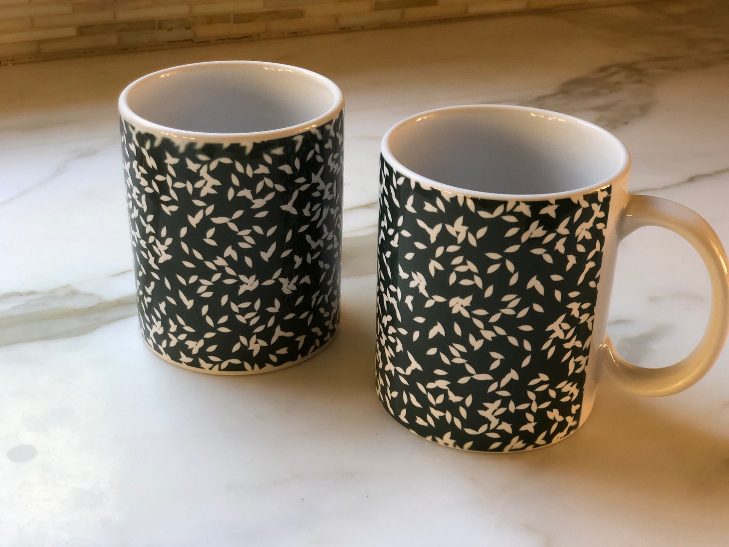 Mix & Match Set of Mugs - Modern Floral Design — Anne LaFollette Art