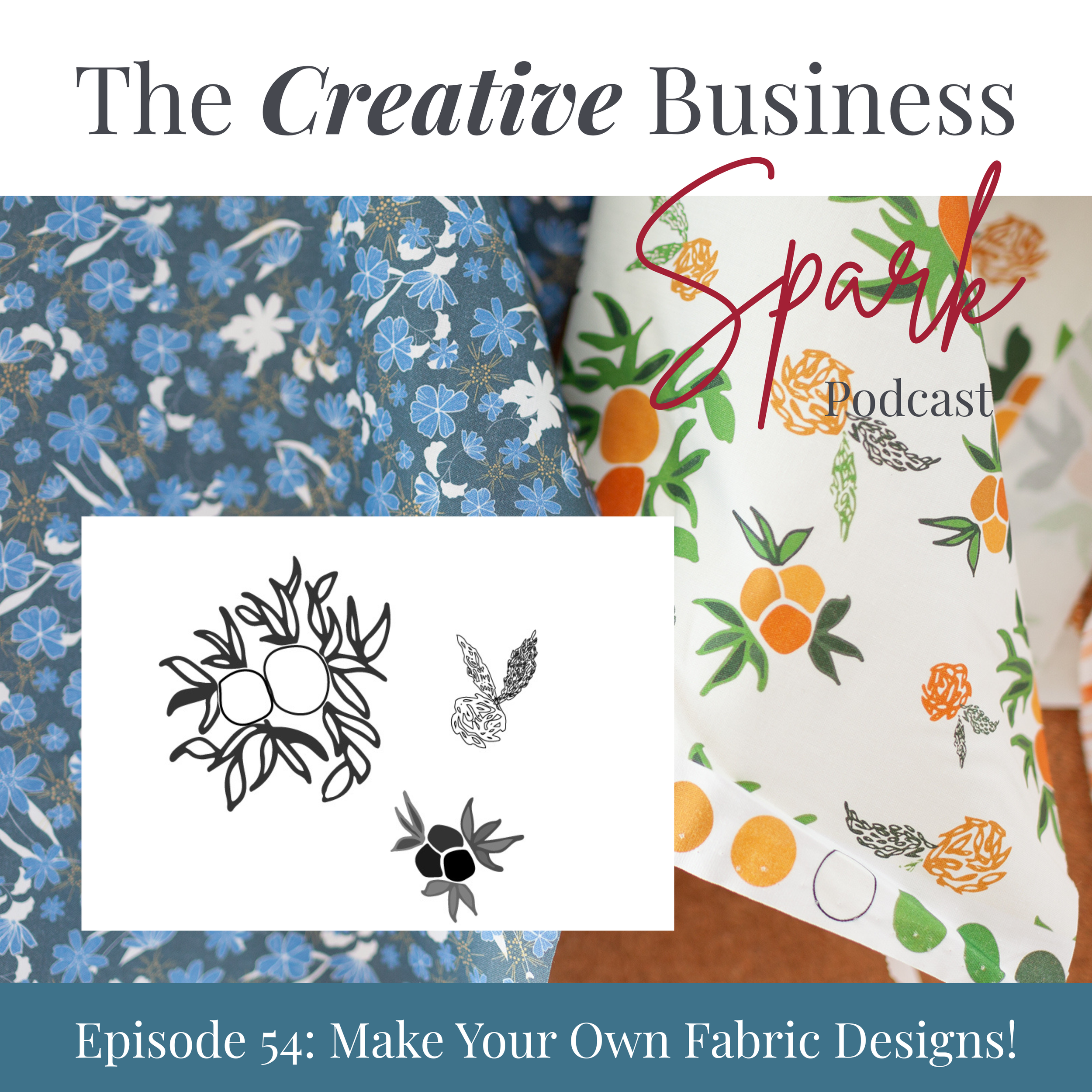 Episode 54: How to Design Your Own Fabric in 5 Days (Even if You’re Not an "Artist")