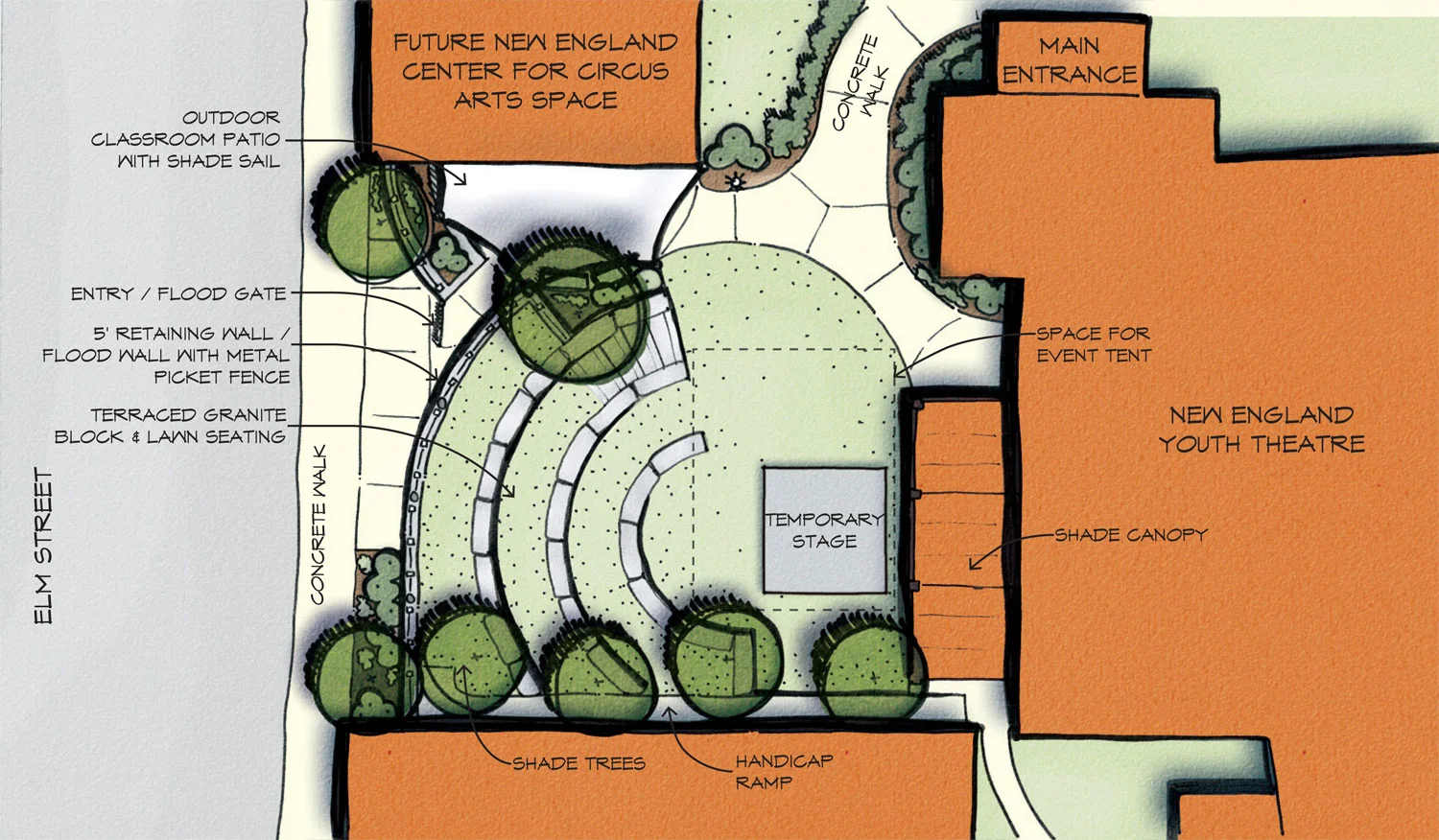 Phase Two Outdoor Classroom and Amphitheater Plan