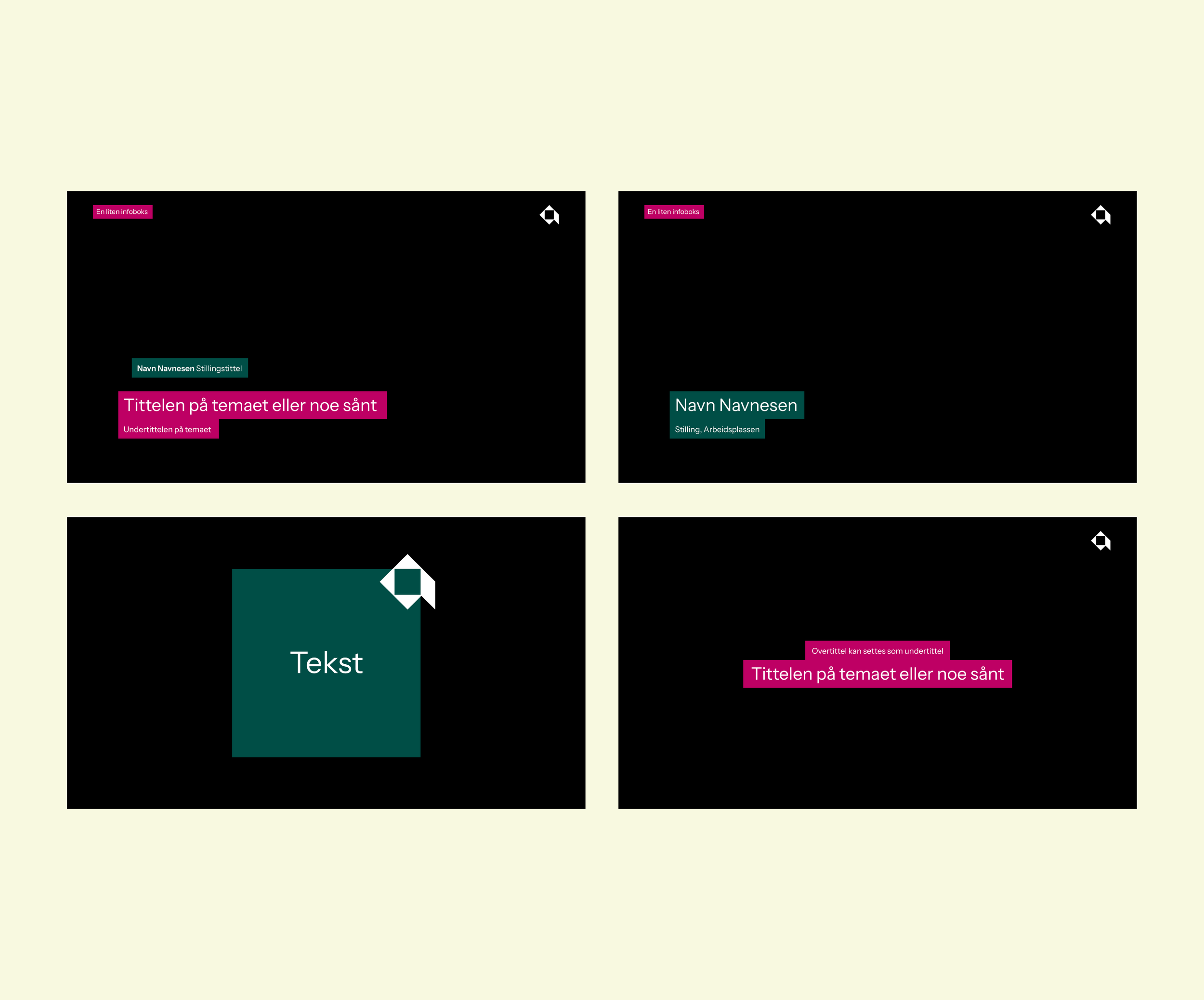 visning av maloppsett for videosupringer