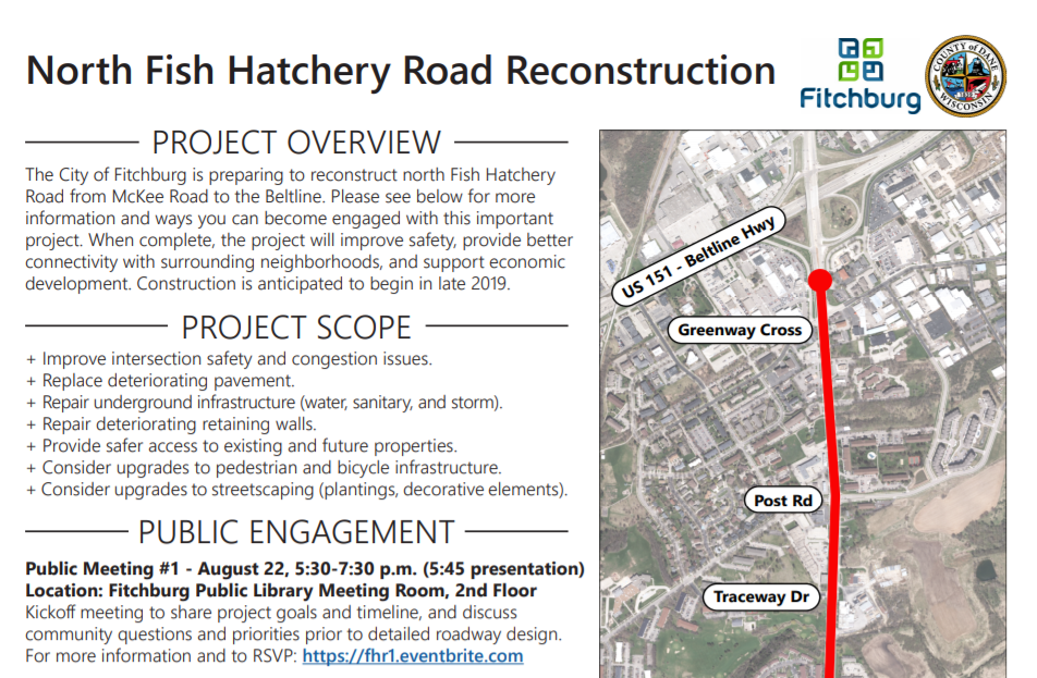 North Fish Hatchery Road Reconstruction Public Meeting #1