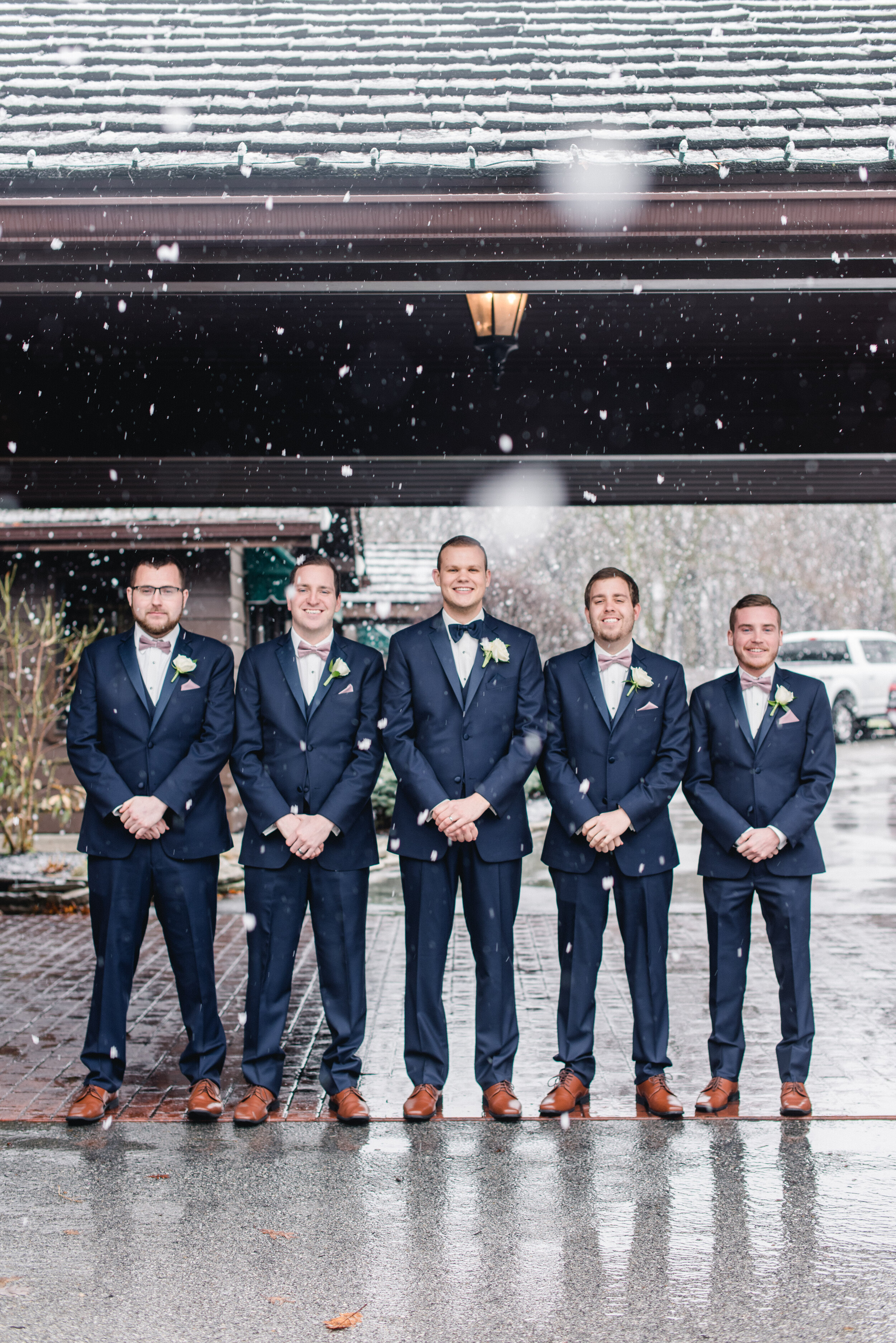 Groomsmen with snow Lafayette Country Club.jpg