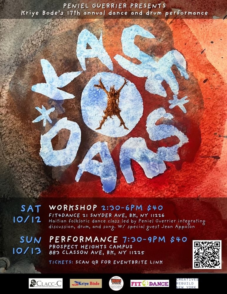 Haitian Folkloric Workshop in Brooklyn, NY w/ Kriye Bode &amp; special guest Jean