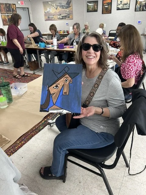 Adult art class for Picasso!