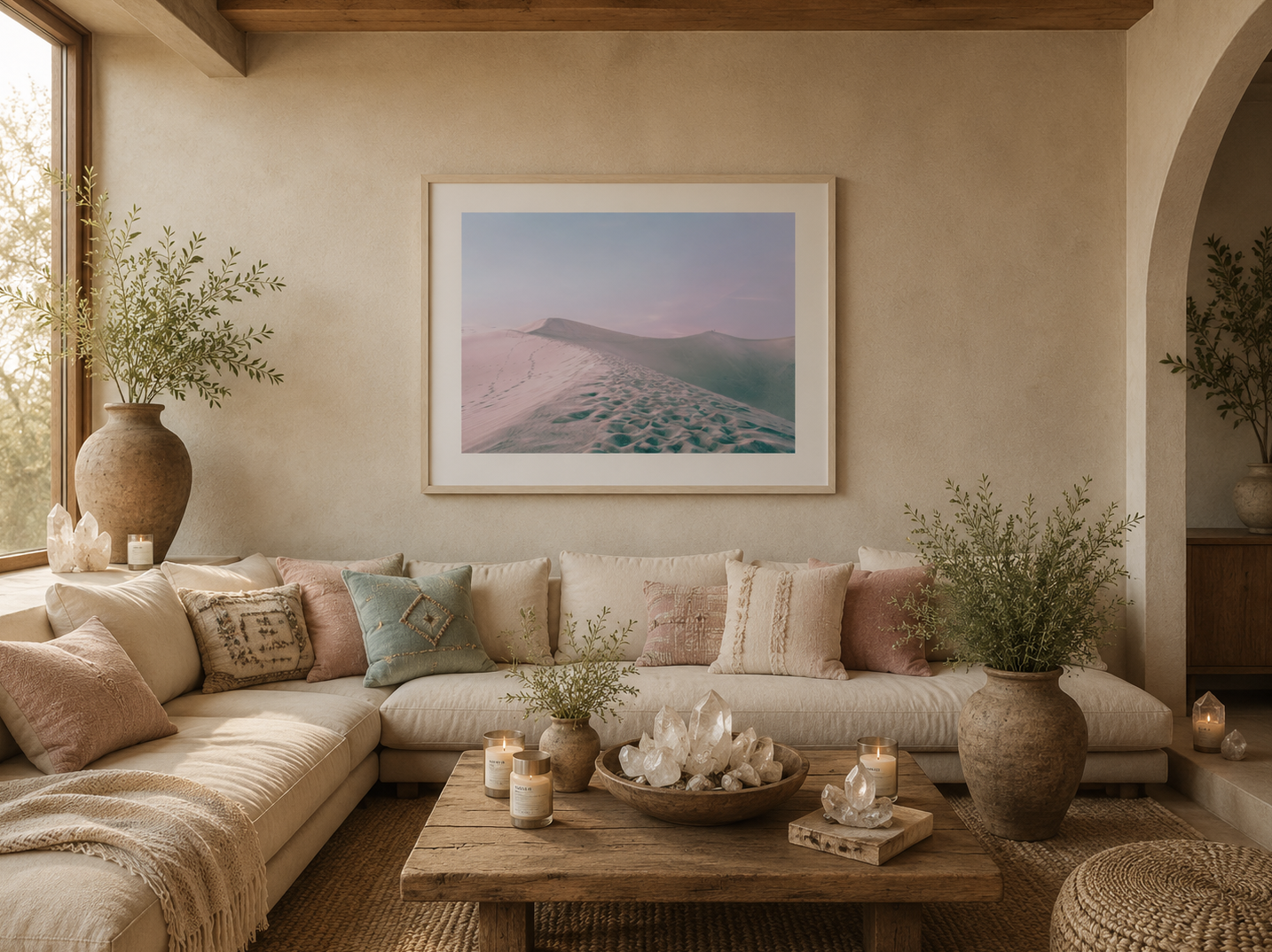 Death Valley No. 16| Pastel Death Valley Dunes Wall Art | Large Desert Landscape Photography Print