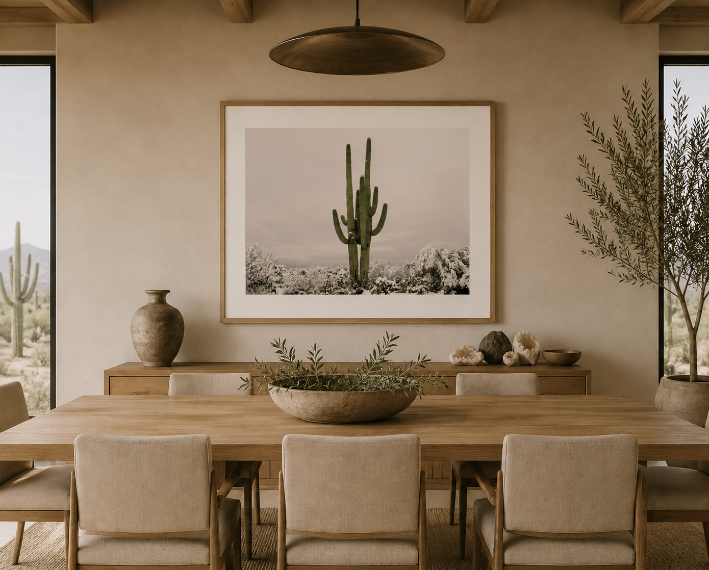 Saguaro No. 5| Saguaro Desert Wall Art | Wilder California