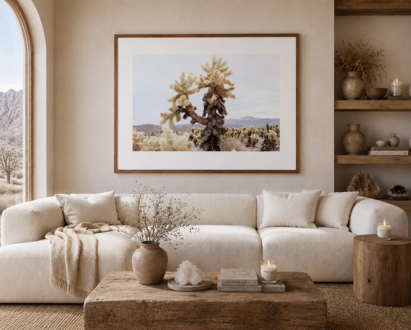 Joshua Tree No.11| Cholla Cactus| California Desert Wall Art Print | Wilder California