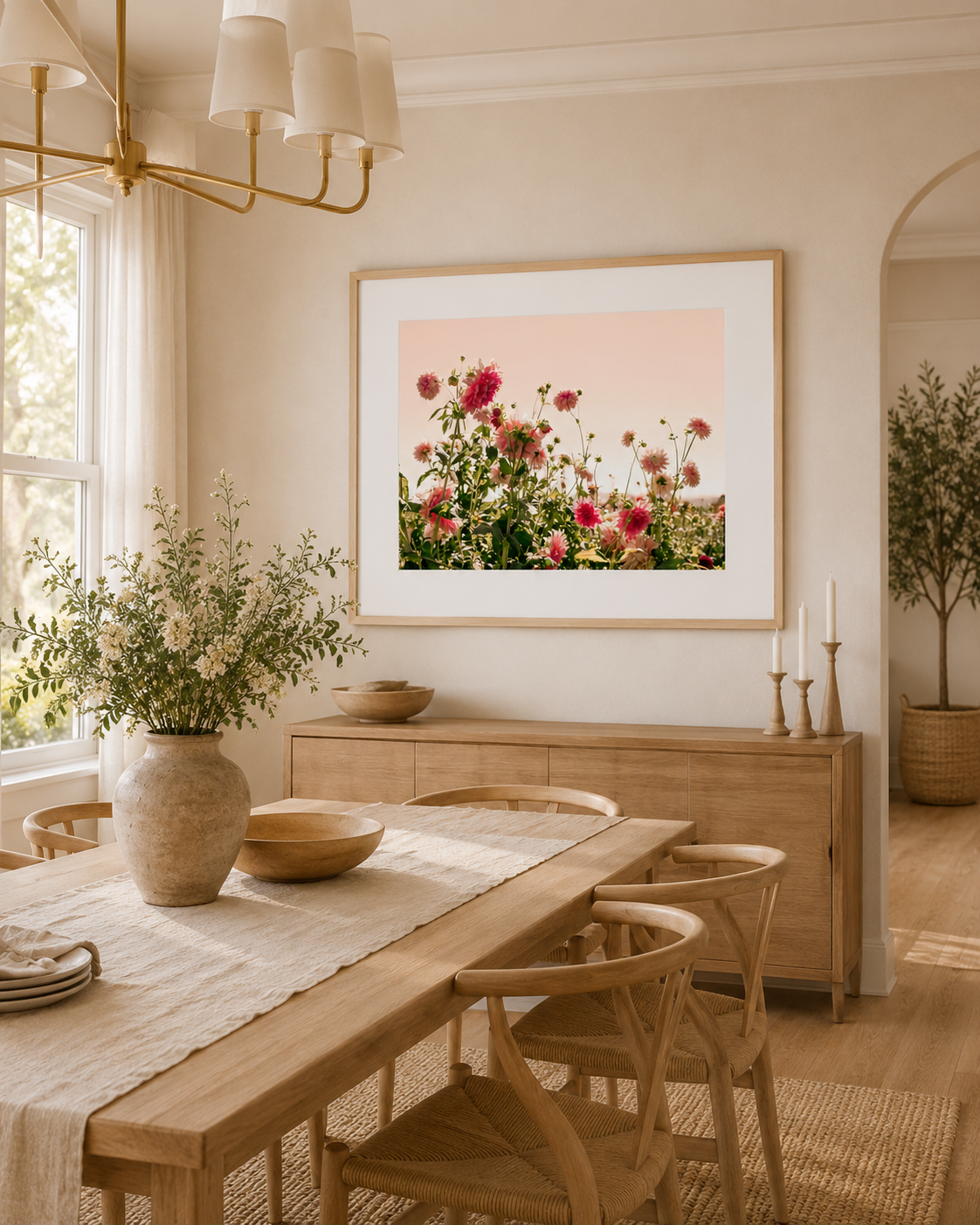 Flora No. 5| Summer Dahlias | Fine Art Dahlia Photography Print | California Botanical Wall Art