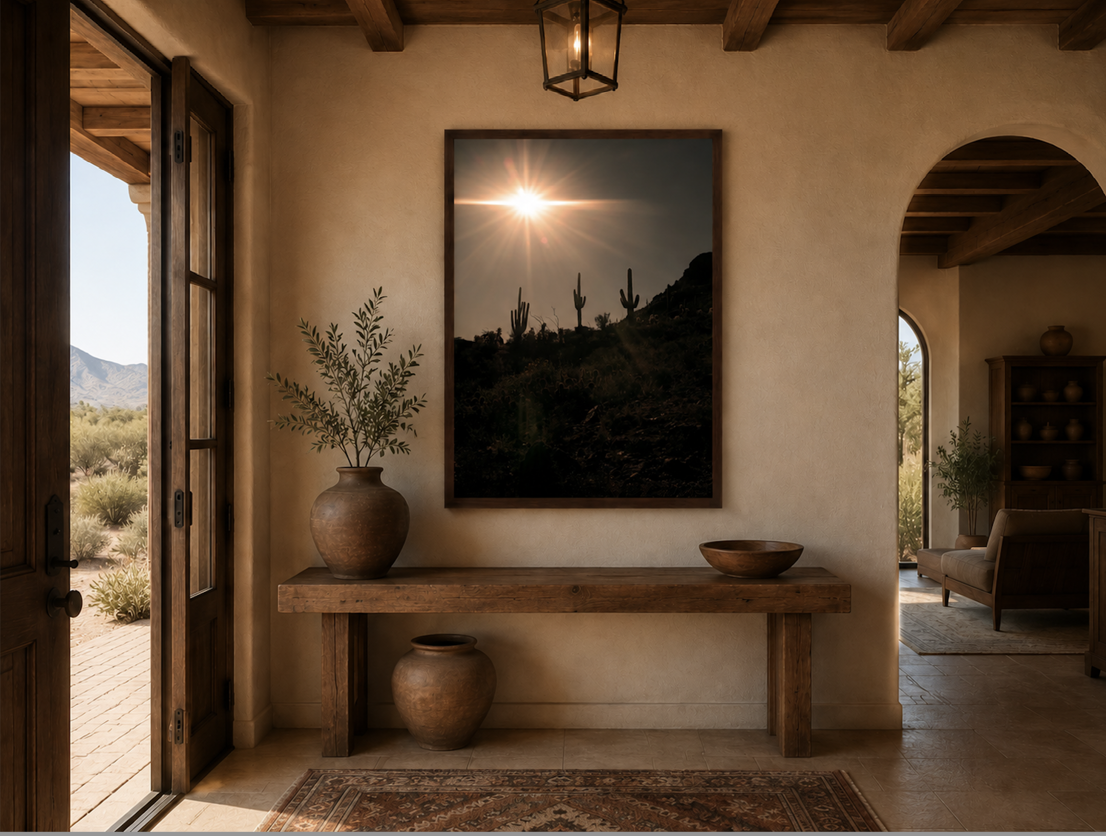 Saguaro No. 16| Desert Light Wall Art | Saguaro Desert Photography Print