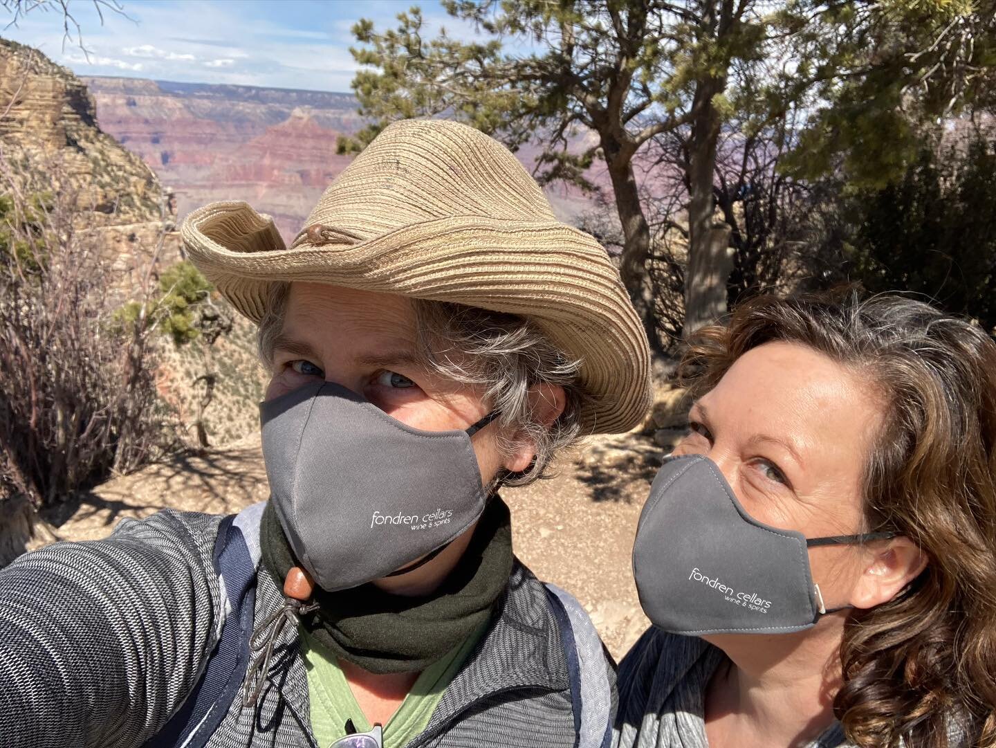 Representing @fondrencellars at the ridiculously astounding Grand Canyon. Hadn&rsquo;t been here since 1990. Didn&rsquo;t disappoint. #wow #absolutelyincredible #grandcanyon #paintwhereyouare #watercolor #southernartist #ontheroad