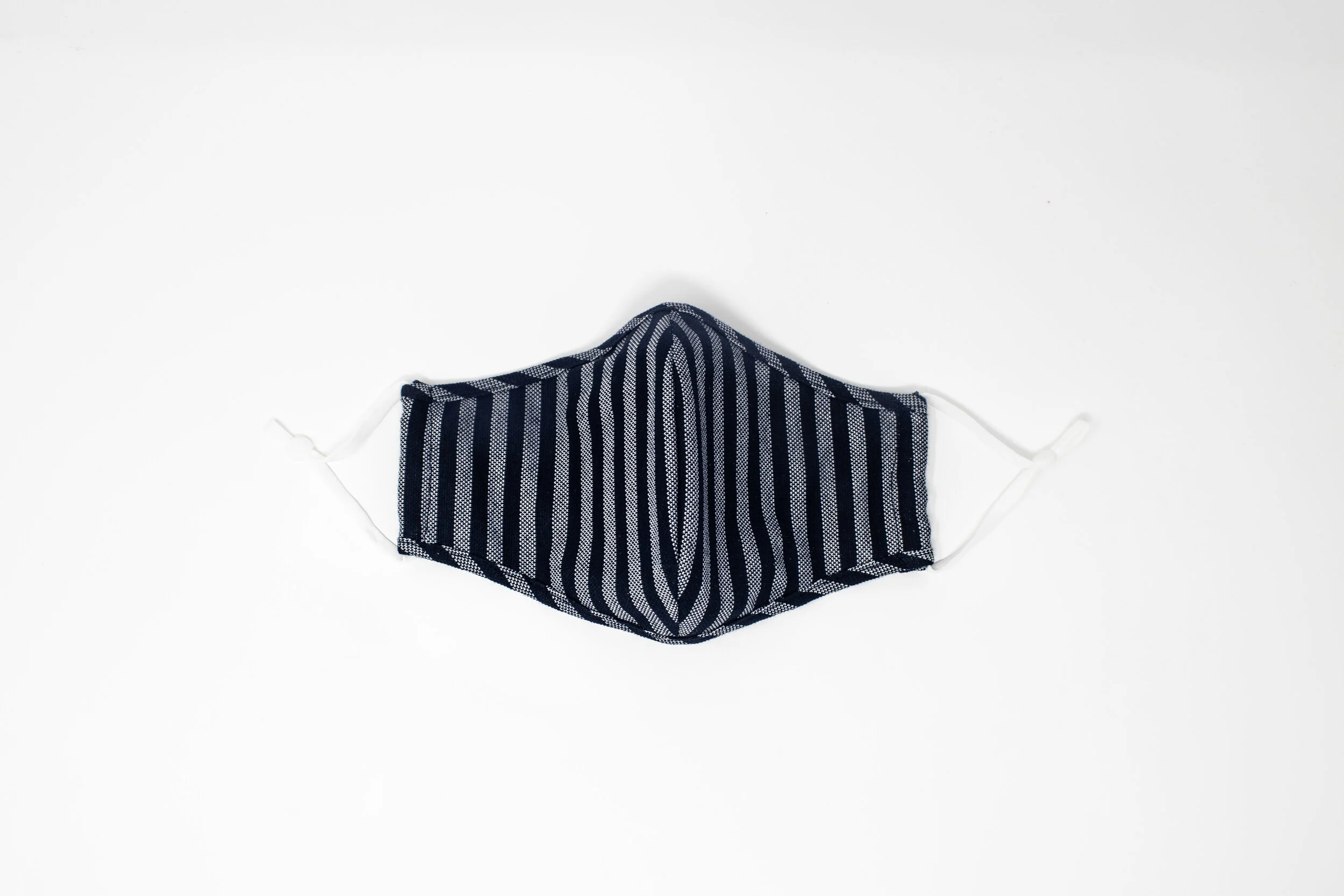 Quick Dry Adult &amp; Kid Mask - Navy Stripe