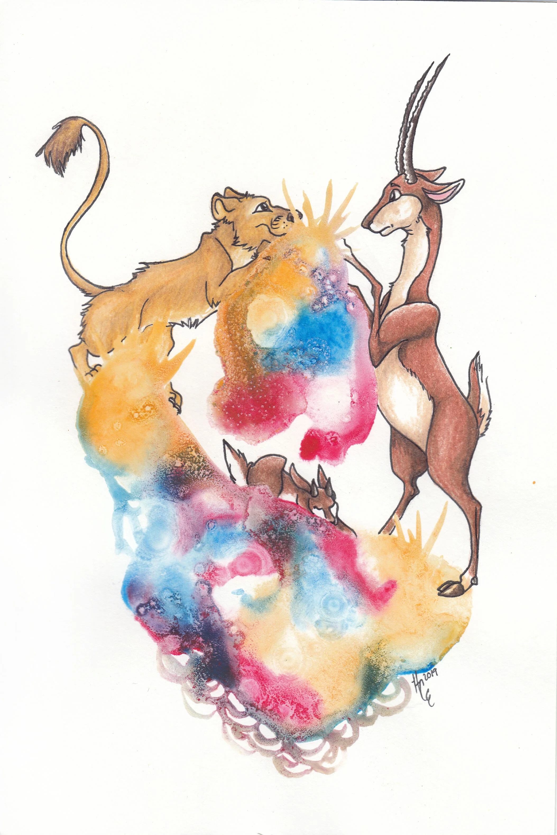 'Hidden' 9x12" Print