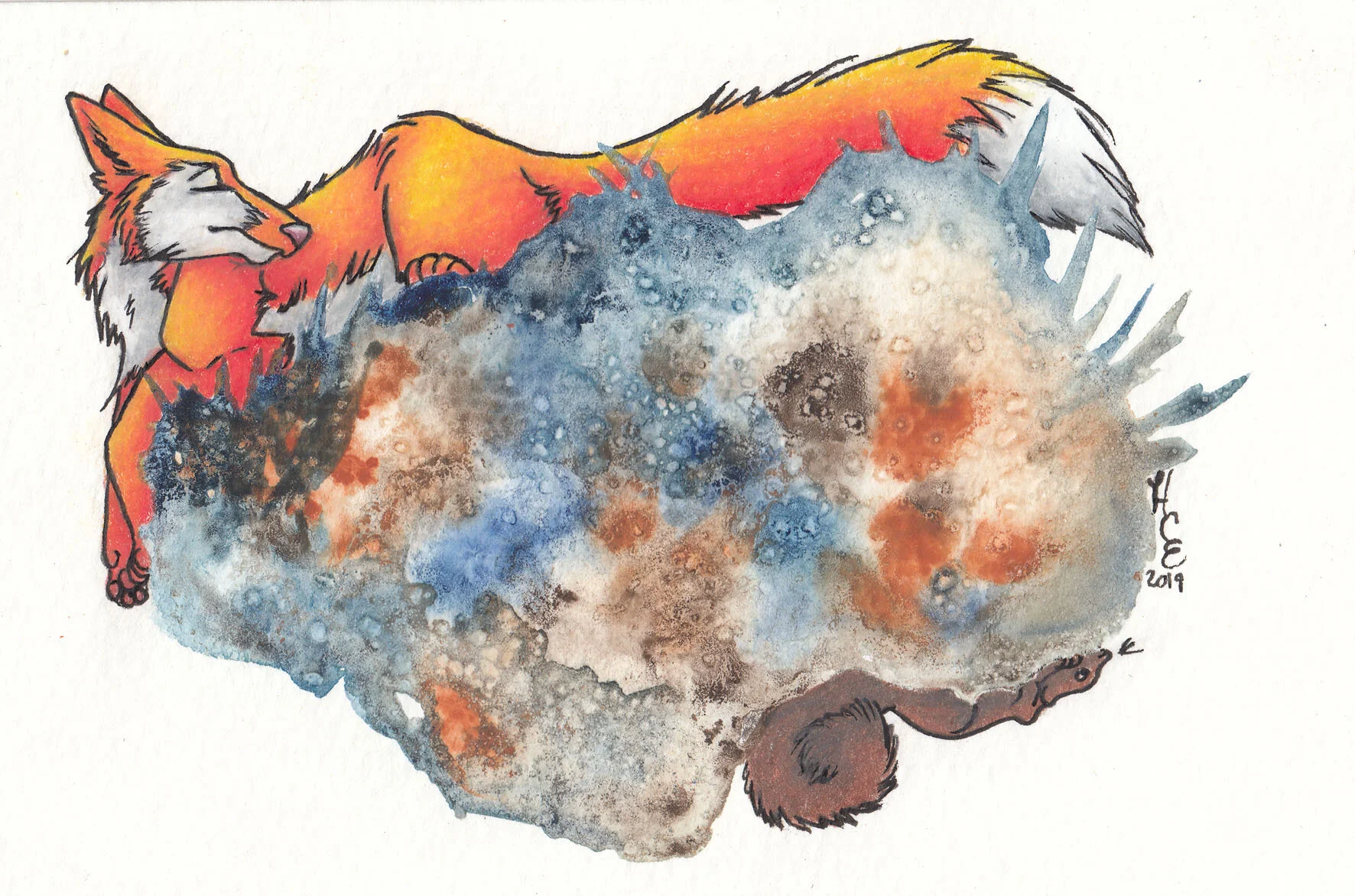 'Dreaming' 9x12" Print