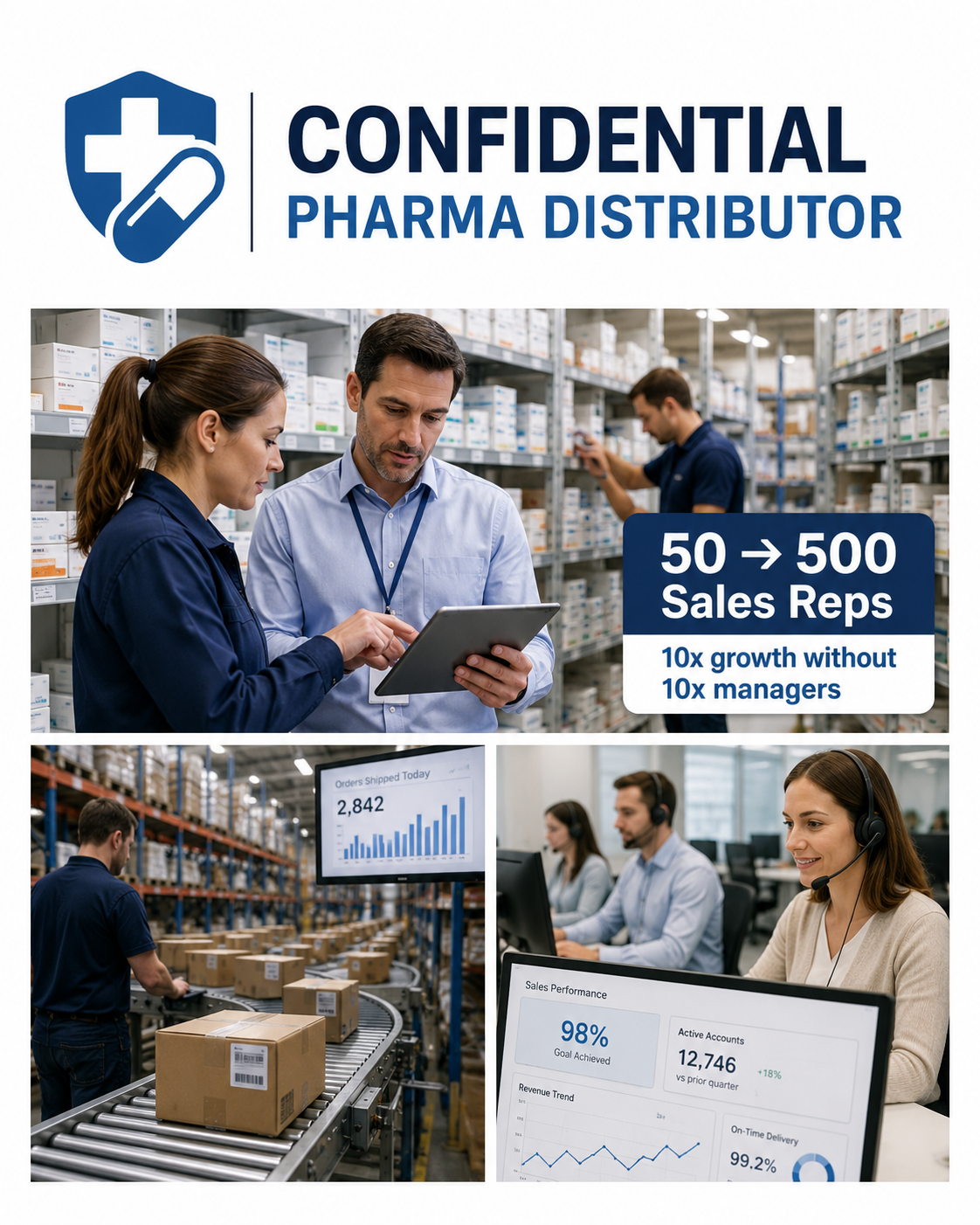 How This Pharma Distributor Plans 10x Growth Without Hiring 10x More Sales Managers