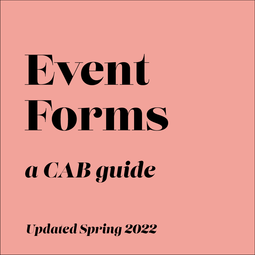 Event Forms 101