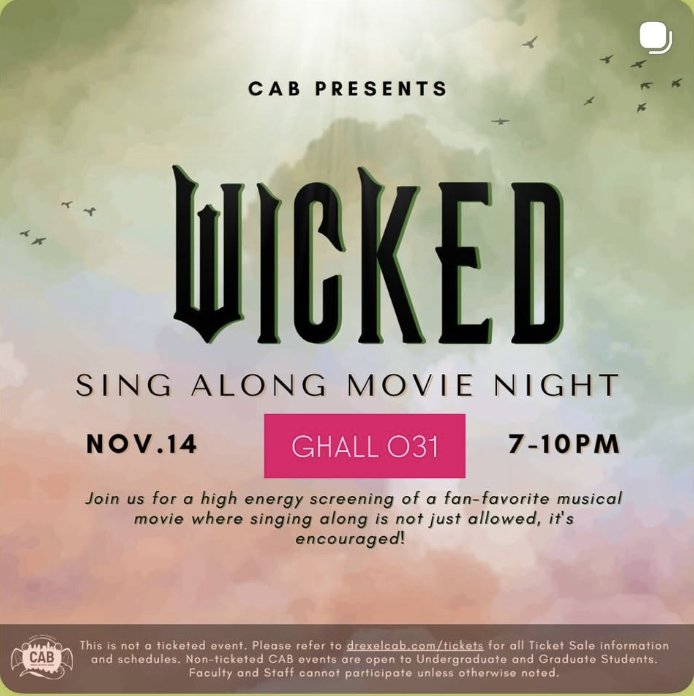 Wicked Sing Along Movie Night