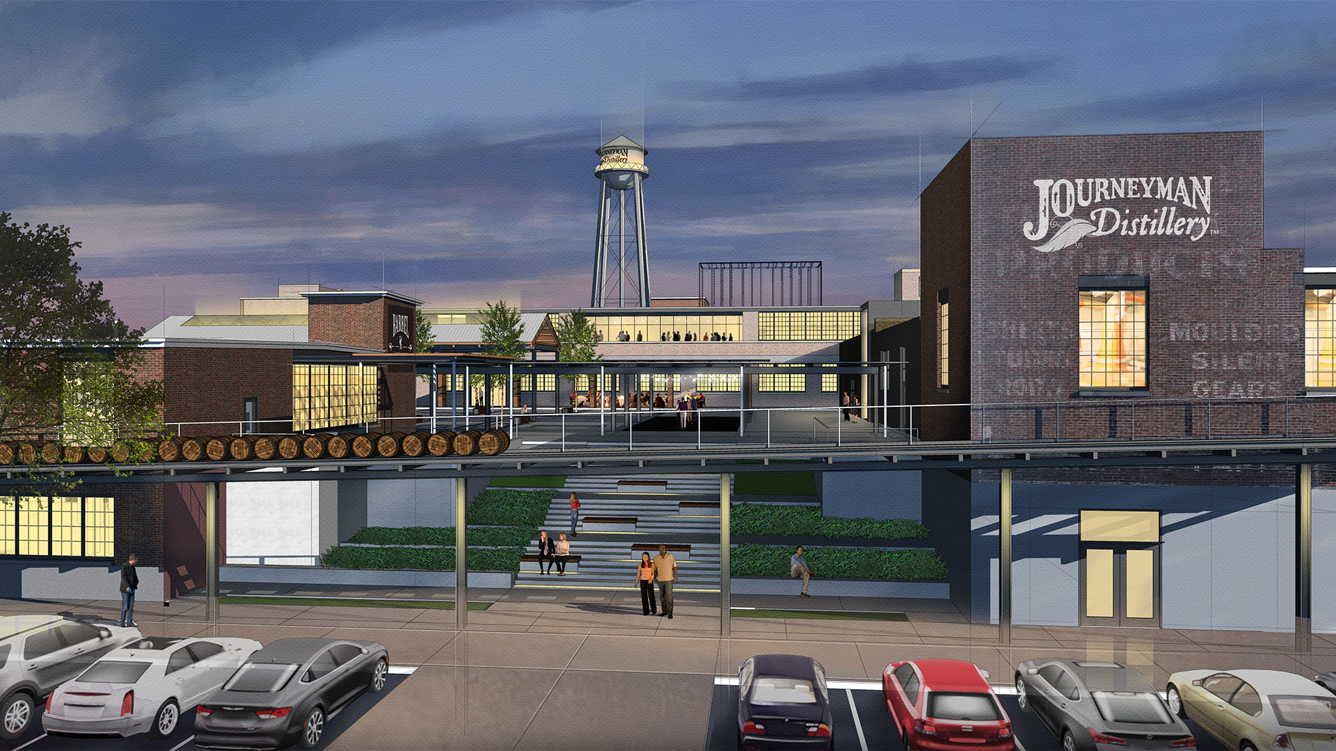 Journeyman Distillery and DKGR's vision for a new Valparaiso Facility.