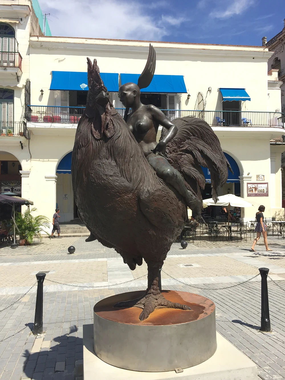 Yep, she's riding a cock.