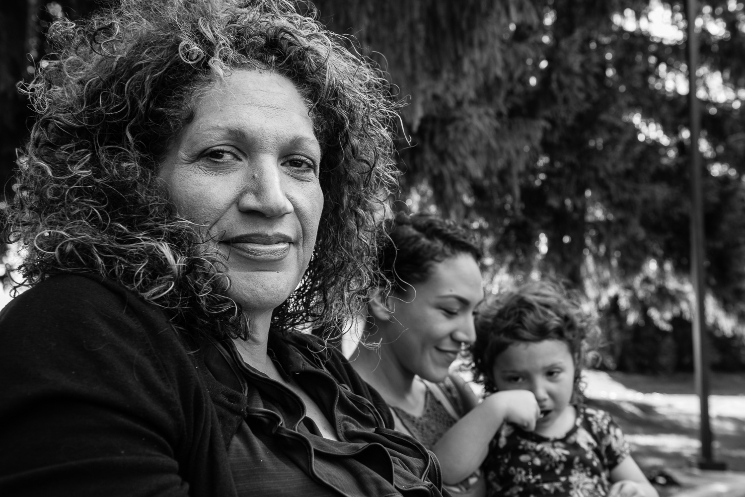 Carmen and her daughter and granddaughter just after our interview about her life and LFOs. "People change. People get better. Families reunite. There is always hope there. Hope is what I’d like to end on." 