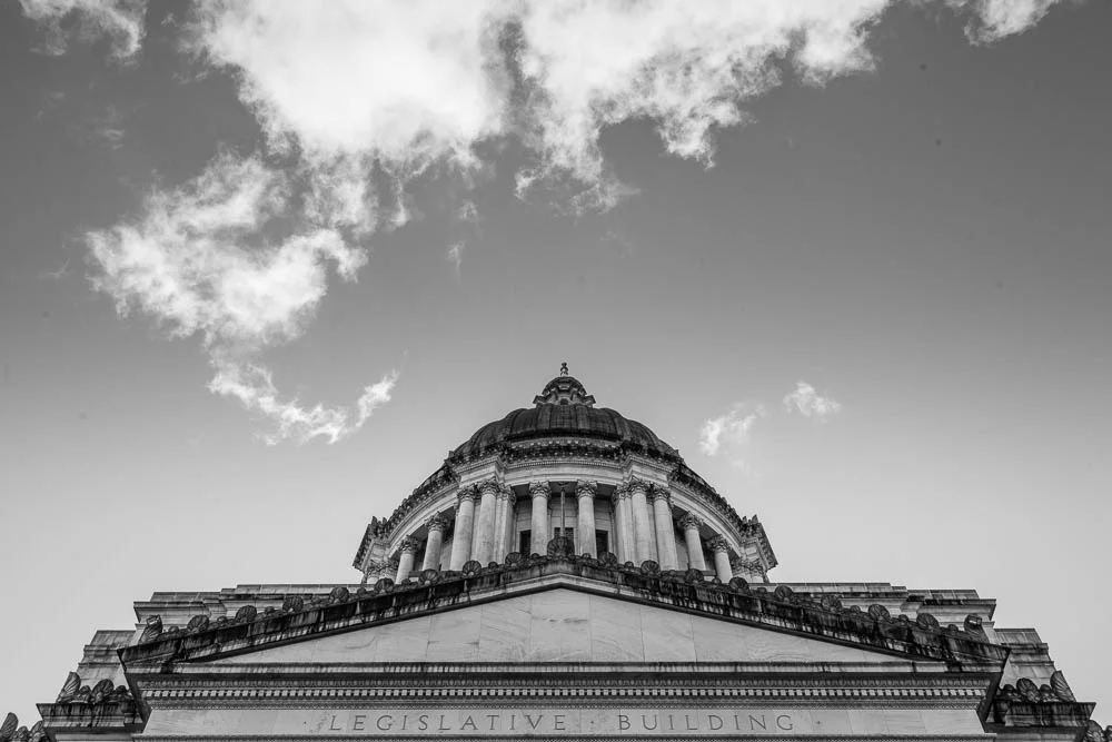The Washington State Capitol Building in Olympia.