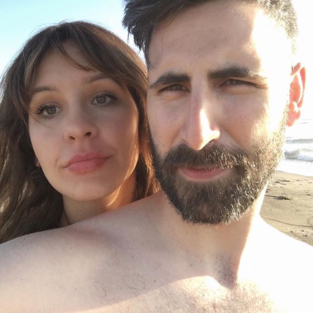 I love him for these romantic moments at the beach but also because he stays up too late to eat snacks and watch The Good Place with me 💯