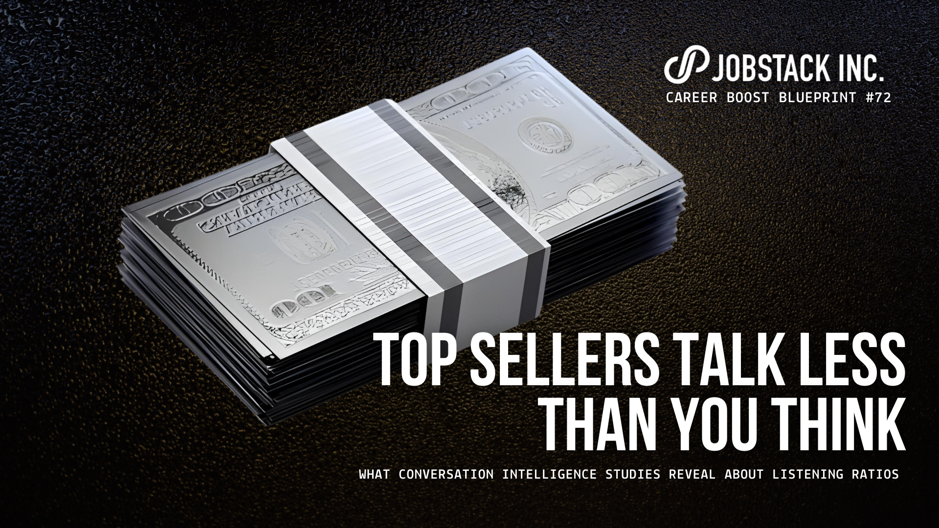 Top Sellers Talk Less Than You Think