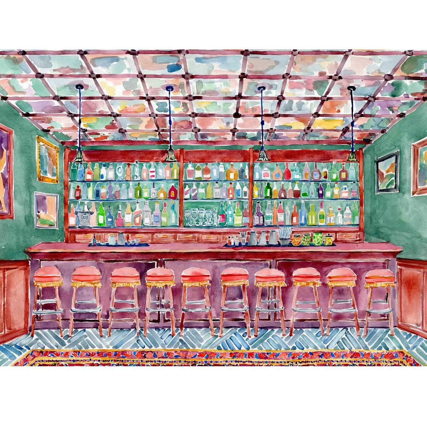 A commission that happens to be one of my favorite places in NYC. #theboweryhotel #bowerybar #i❤️ny
