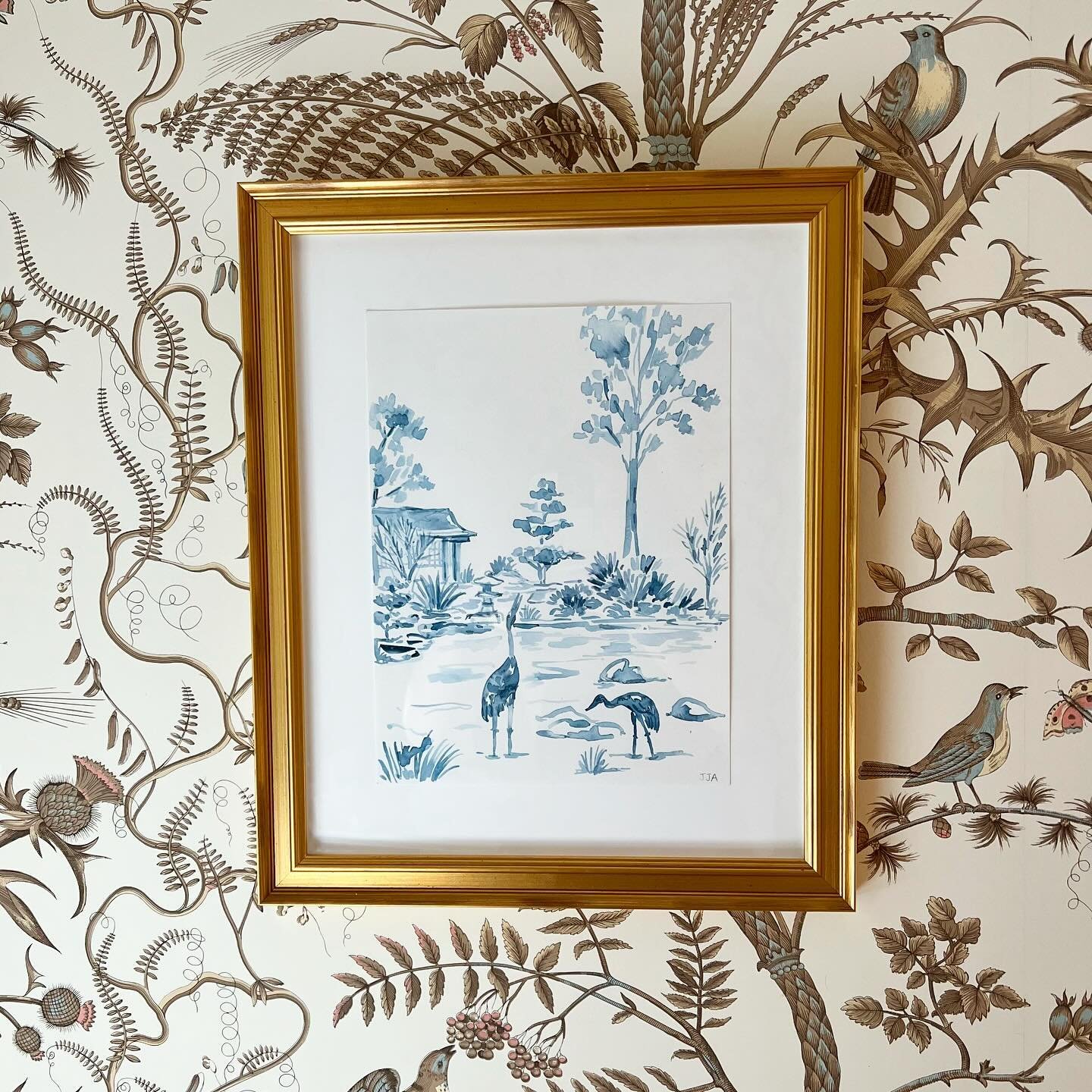 Love when my paintings find their forever homes. 🏡