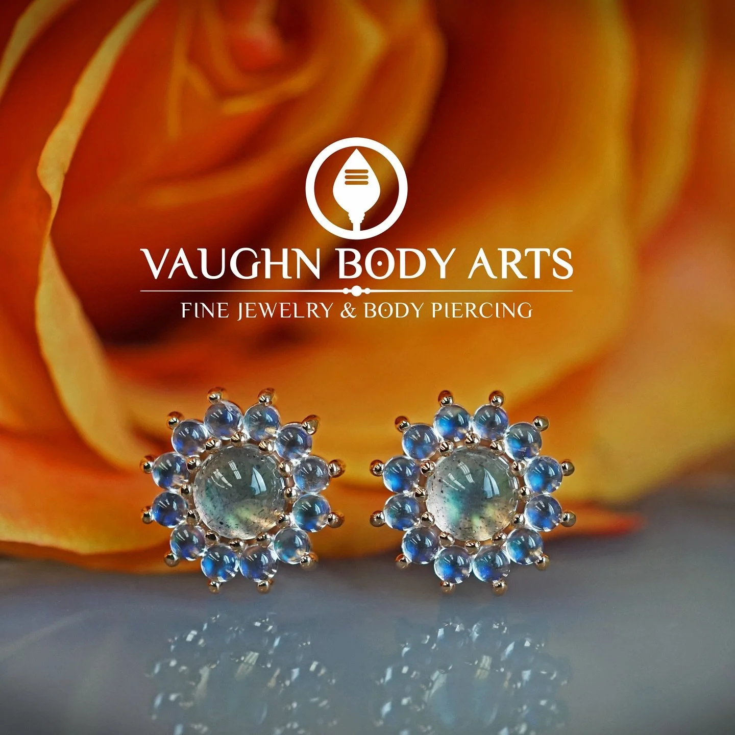 🚨‼️Back in stock! ‼️🚨

Rose
14k Rose Gold
Rainbow Moonstones
Labradorite

#vaughnbodyarts #bvla #piercing #bodypiercing #jewelry #goldjewelry #moonstone #labradorite #monterey #carmel #seaside #bigsur #salinas #marina #watsonville #831 #408 #csumb 