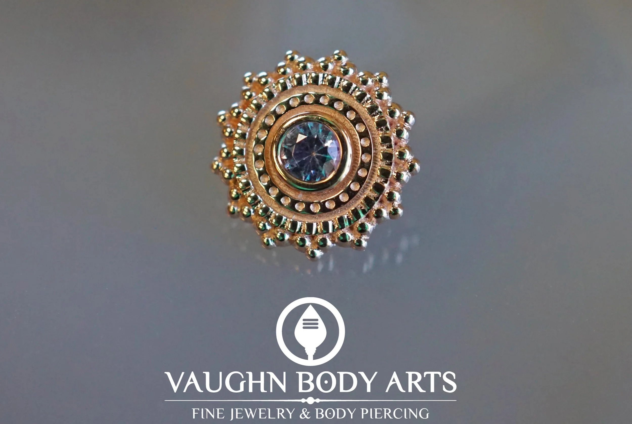 One of our favorite designs from BVLA is the &ldquo;Afghan&rdquo;. 

This design is incredibly detailed and intricate. Even with a 7mm diameter, they have a super low profile, so they don&rsquo;t look tall or bulky on piercings. 

This classic design