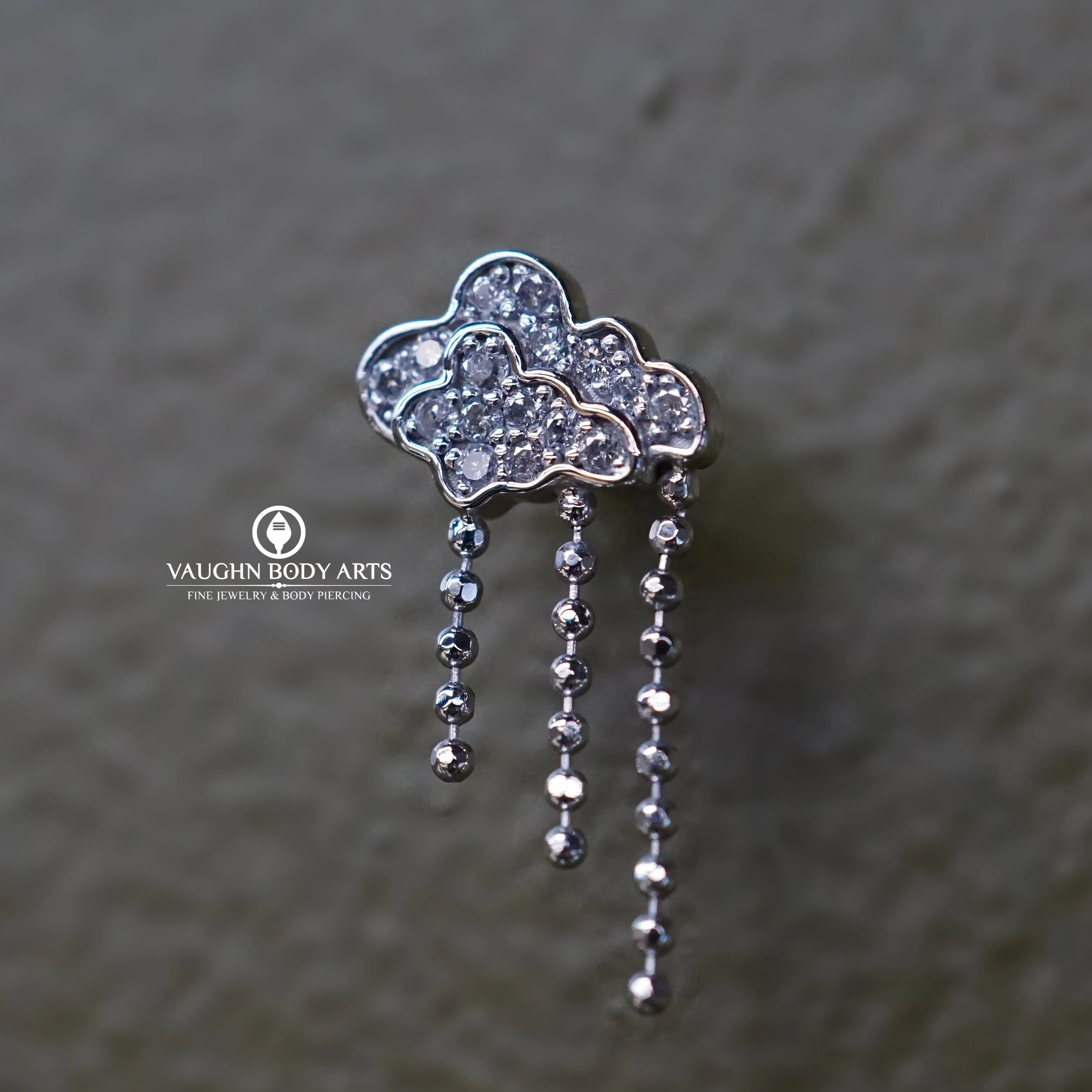 We FINALLY have a break from the heat. We are so excited for the clouds and rain in the forecast. 

So, here&rsquo;s a pretty cloud from BVLA. 

The &ldquo;Ahma Cloud&rdquo;. Solid white gold with grey diamonds and little white gold chain rain drops.