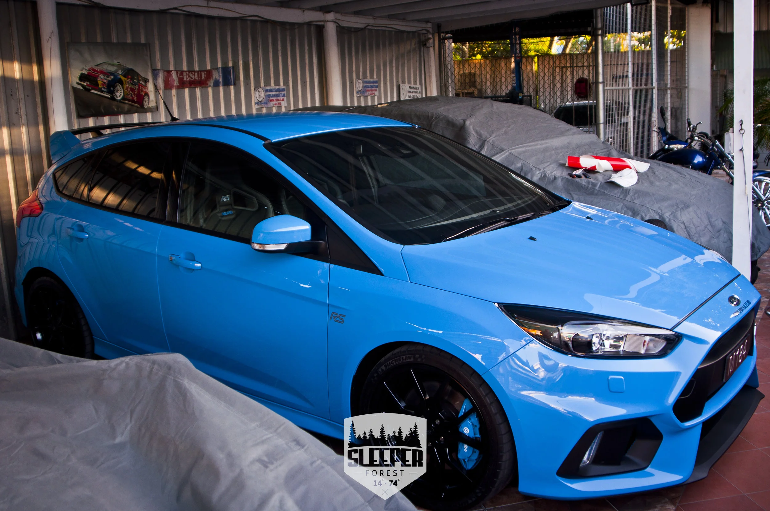 That's a modified RALLIART Evo X way in the back by the way.